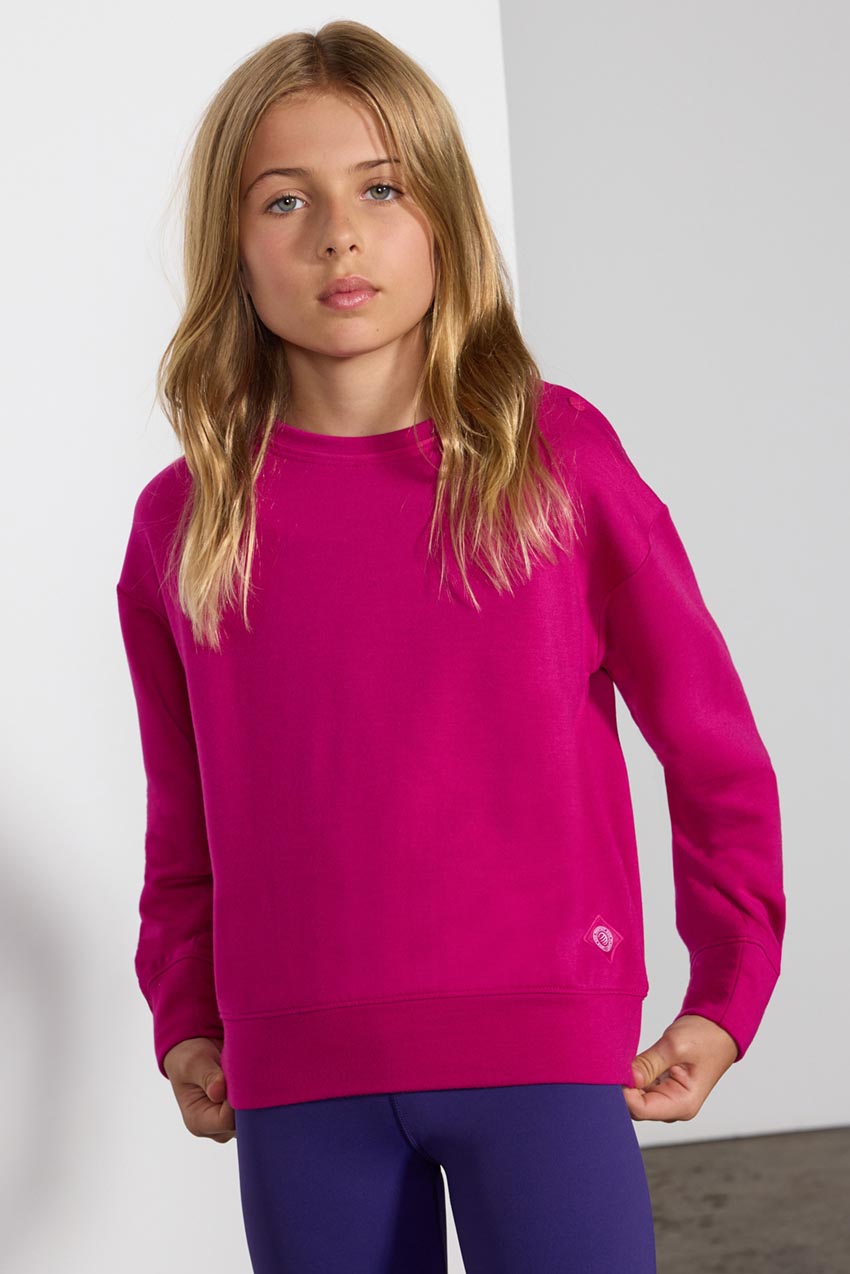 Serene Recyced Polyester TENCEL™ Girls’ Sweat Shirt