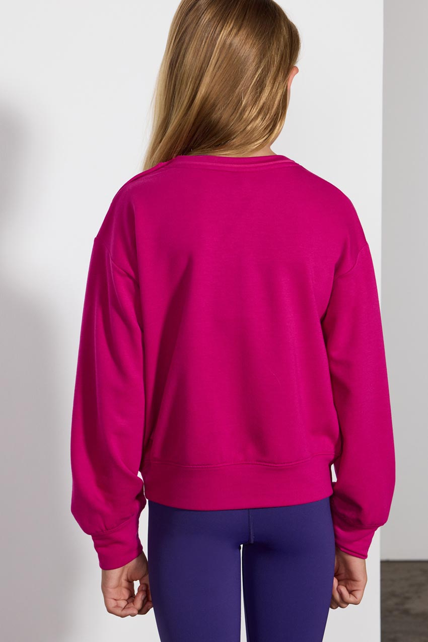 Serene Recyced Polyester TENCEL™ Girls’ Sweat Shirt