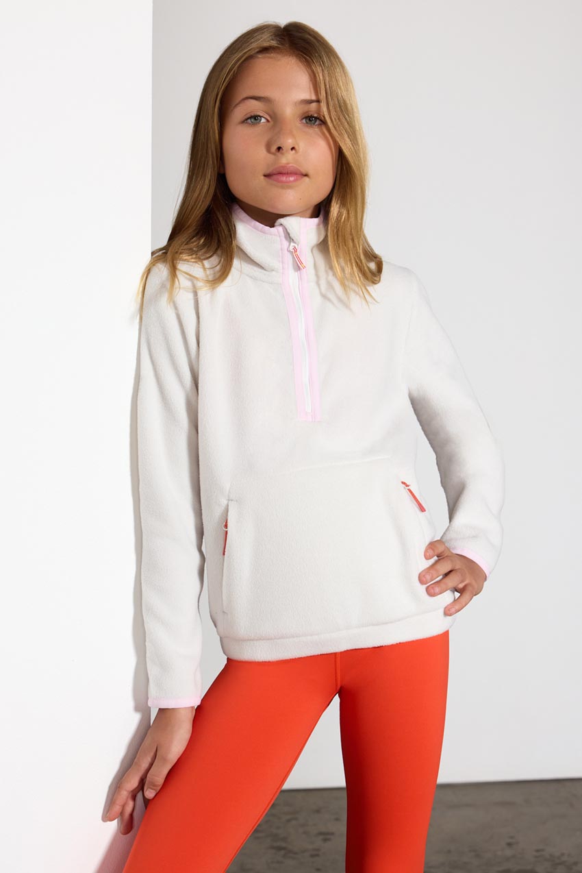 Mission Girls’ Polar Fleece 1/2 Zip