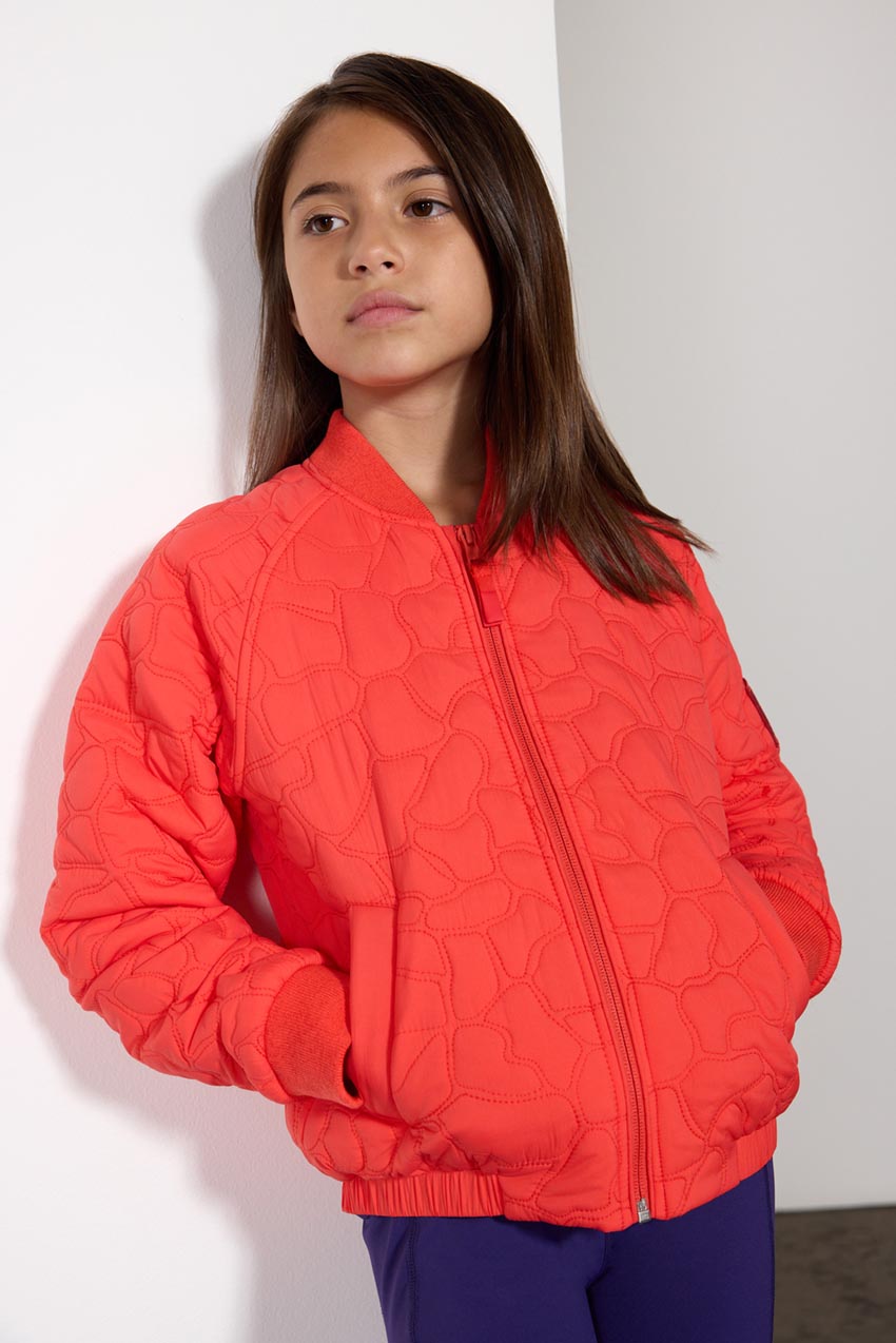 Motivate Girls’ Insulated Quilted Bomber