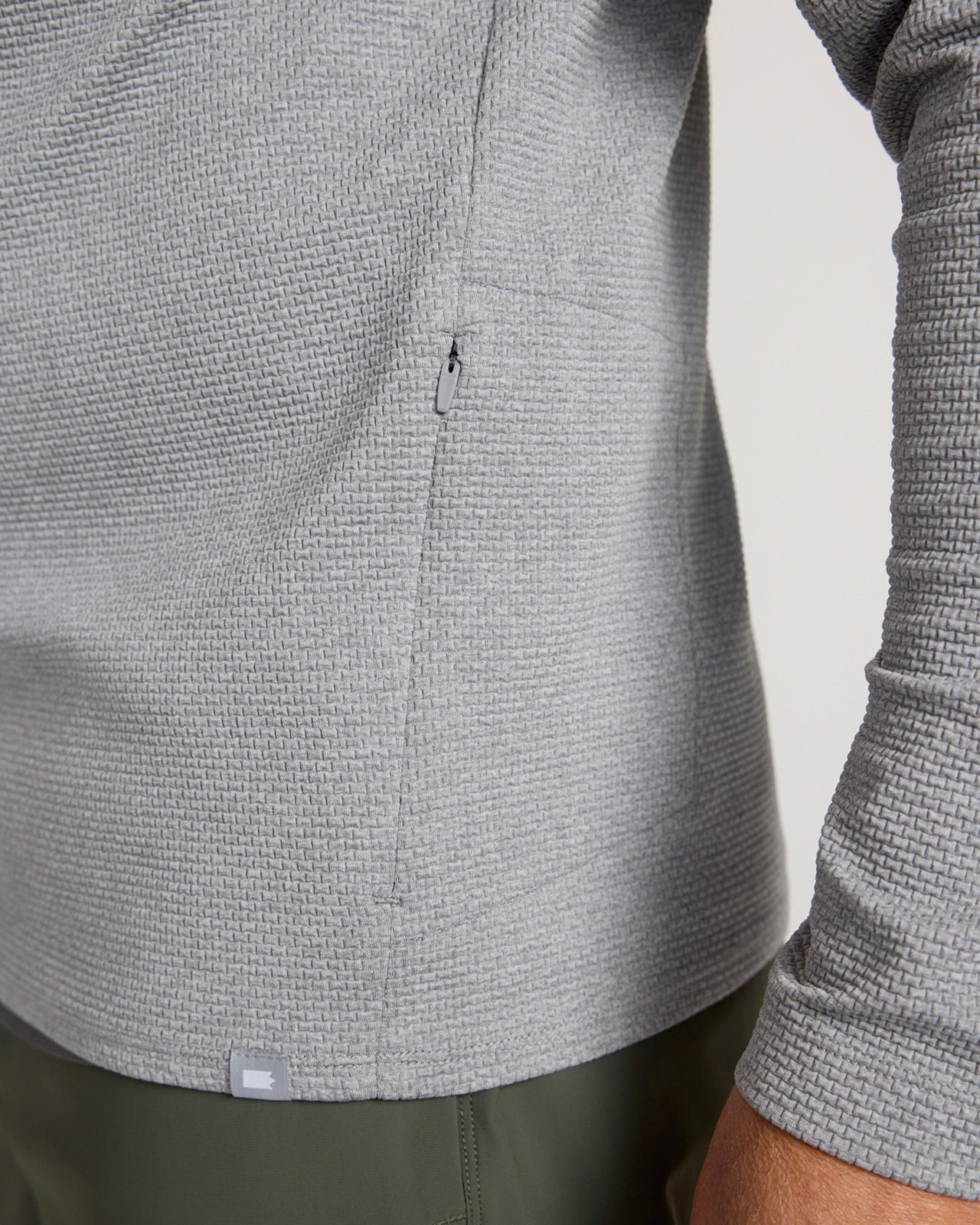 The Active Stretch GRS Certified Recycled Poly Melange 1/4 Zip