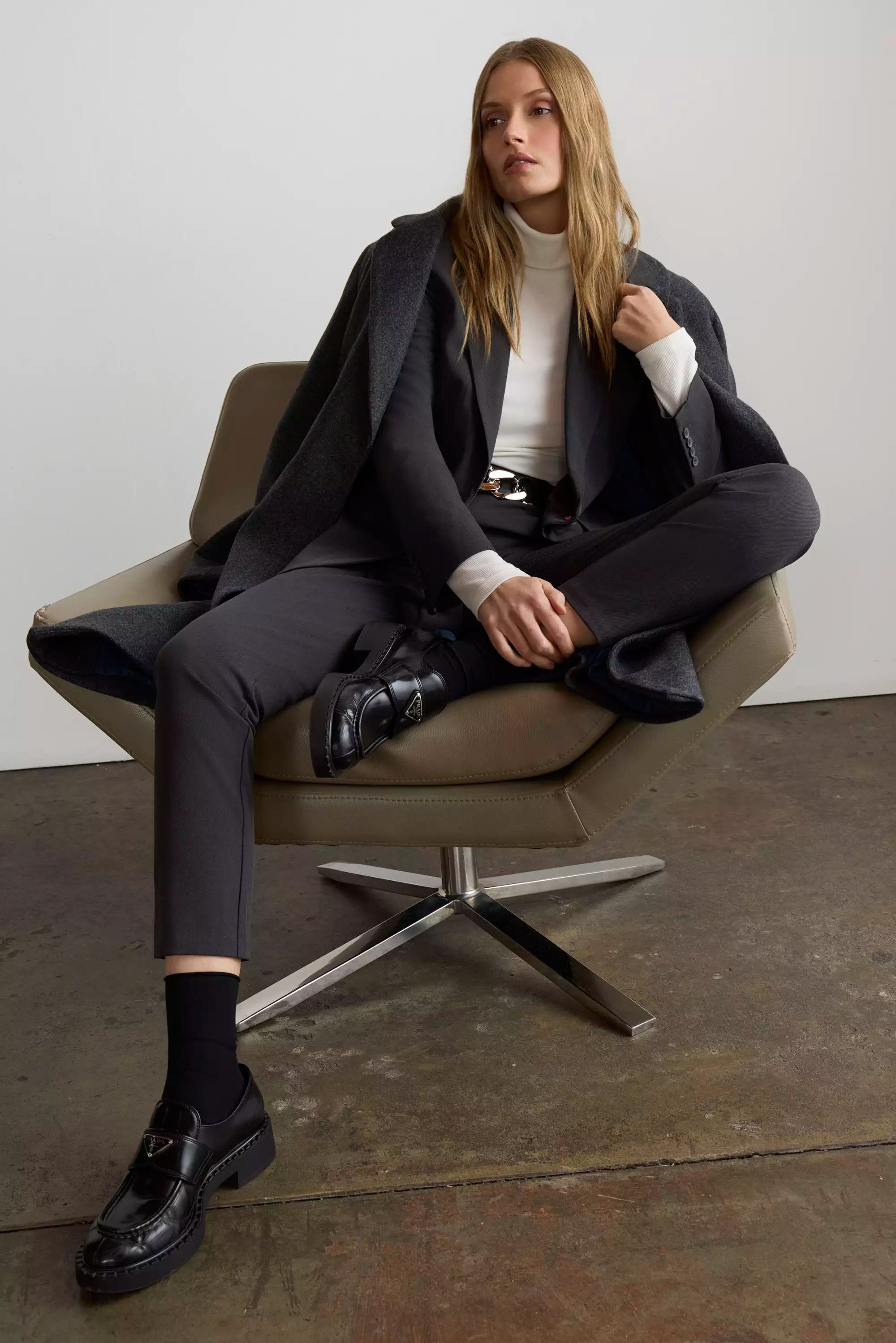 Insight Twill Blazer - Wayward Grey