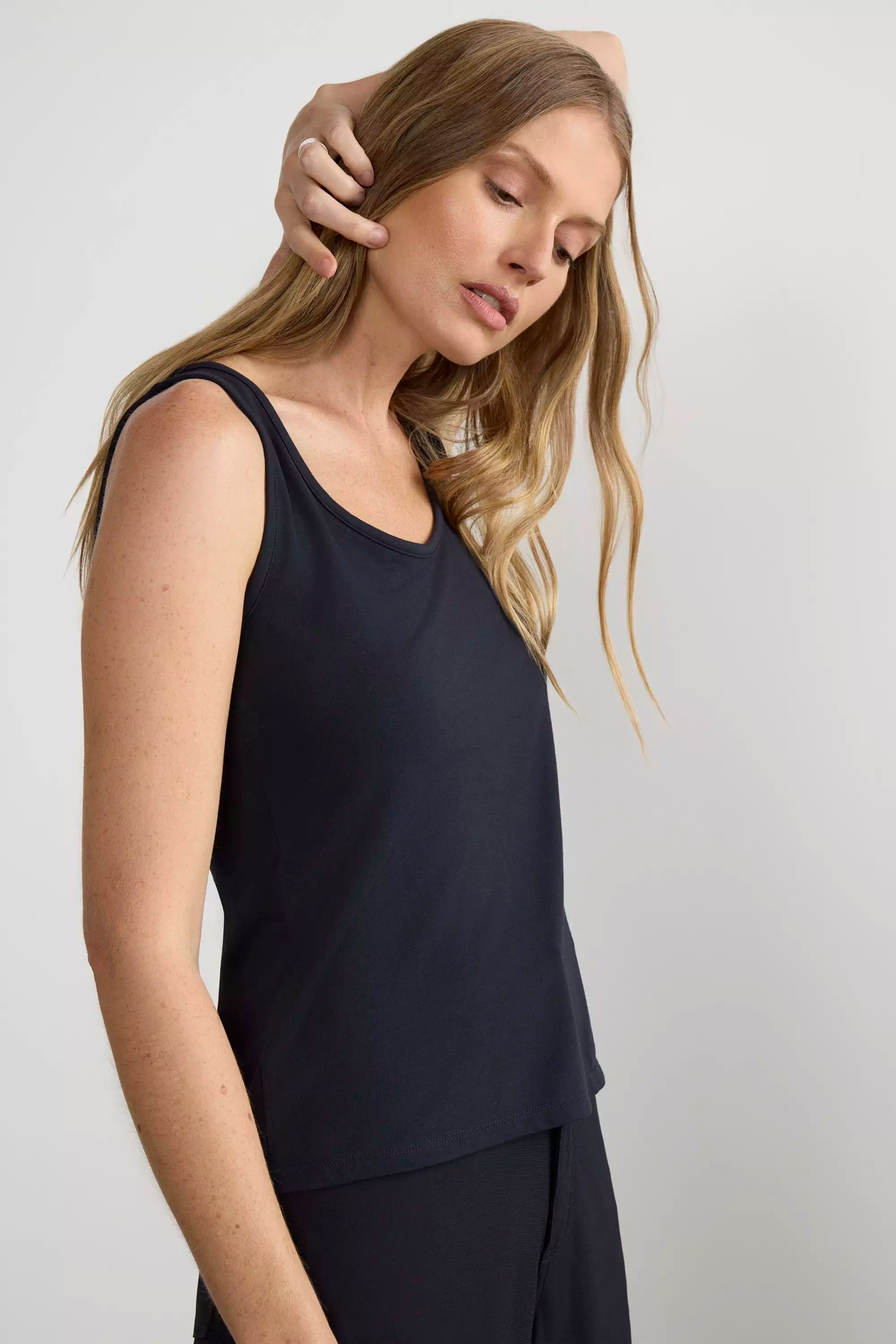 Expression Scoop Neck Tank Top