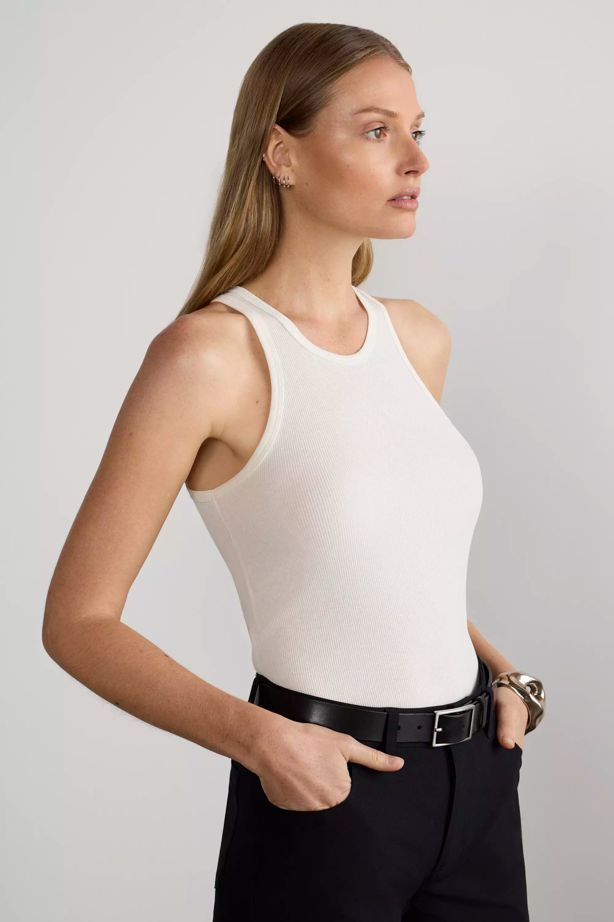 Collaborate Ribbed Tank Top