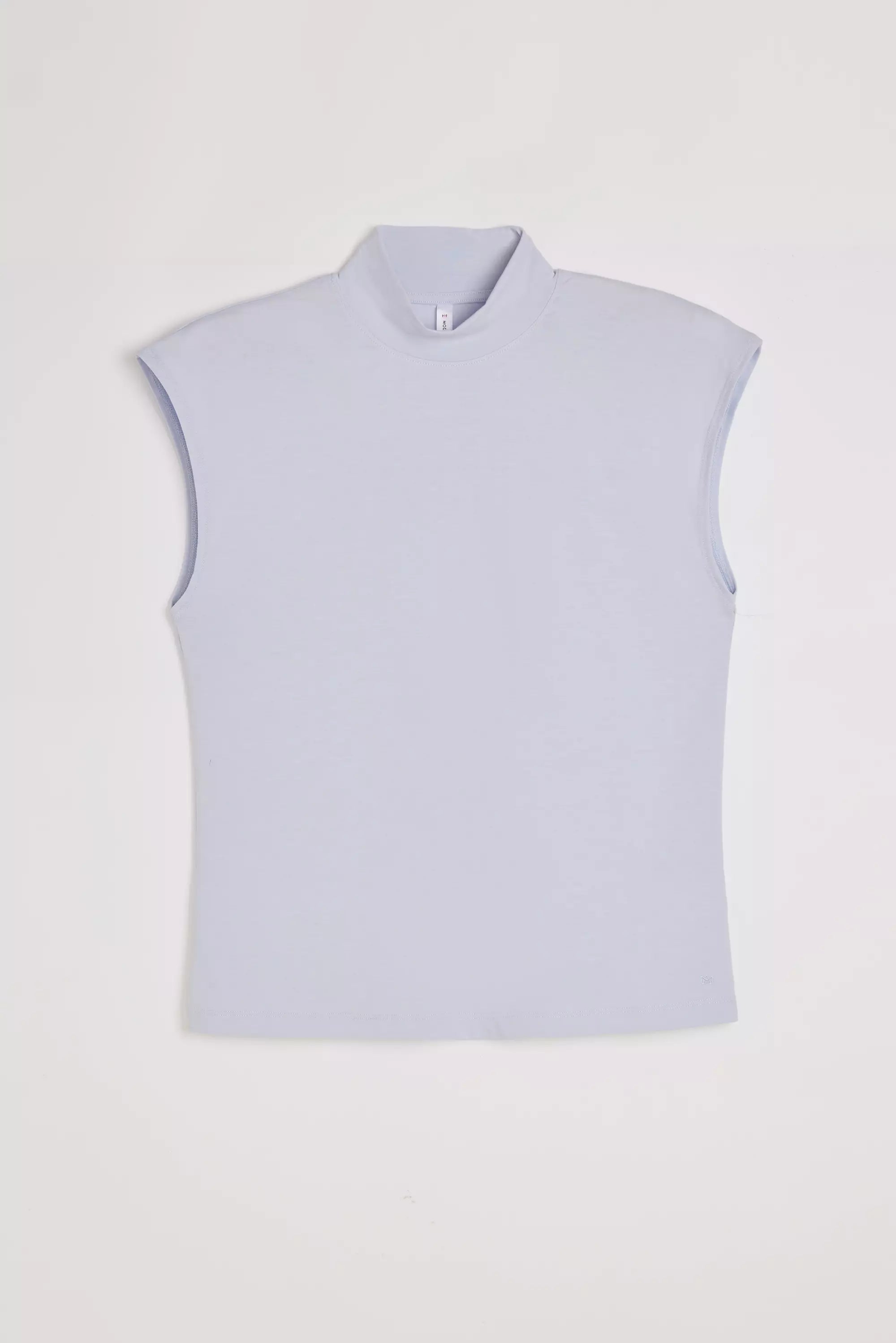 Expression Sleeveless Mock Neck Top