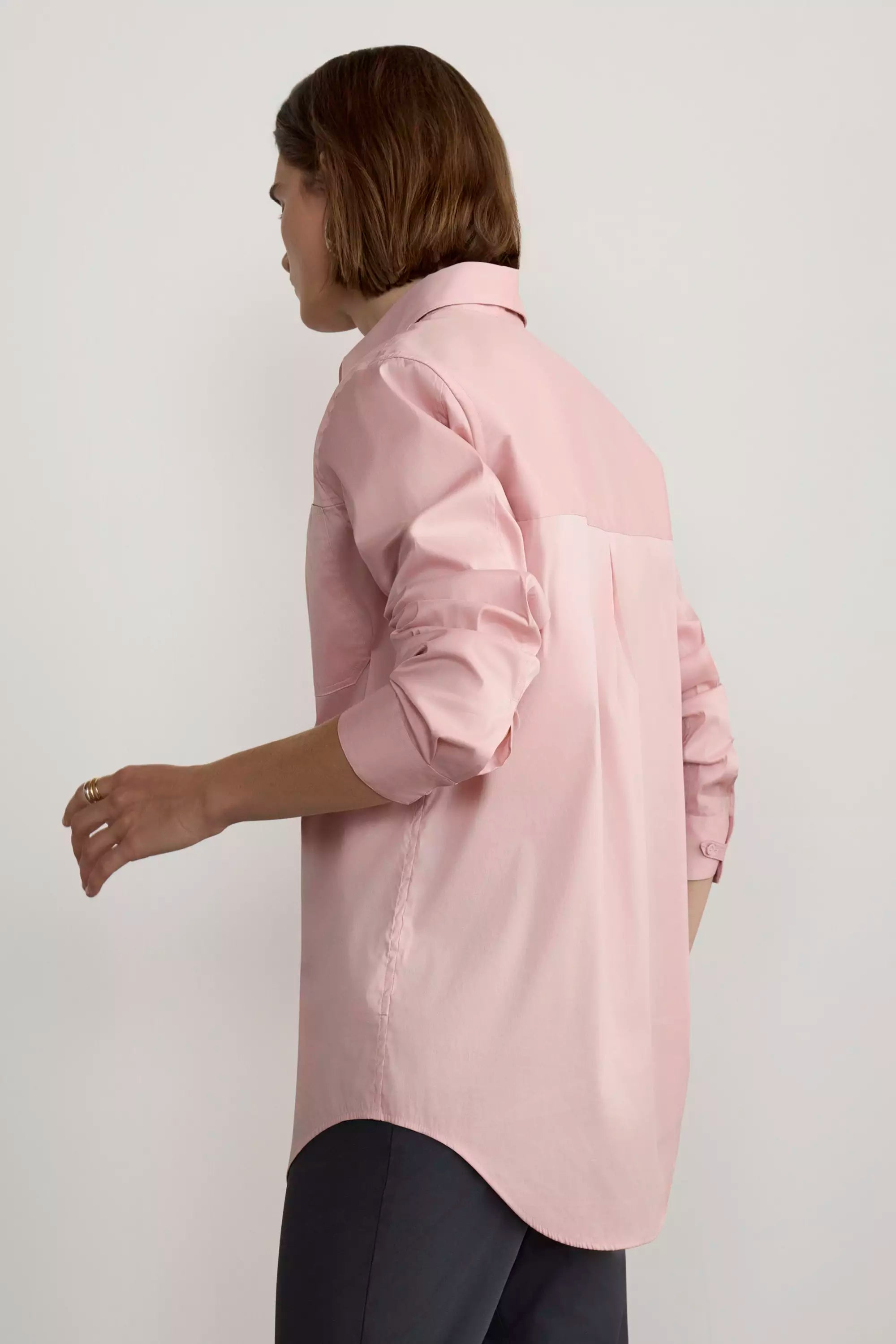 Suitable Oversized Cargo Shirt with Patch Pockets