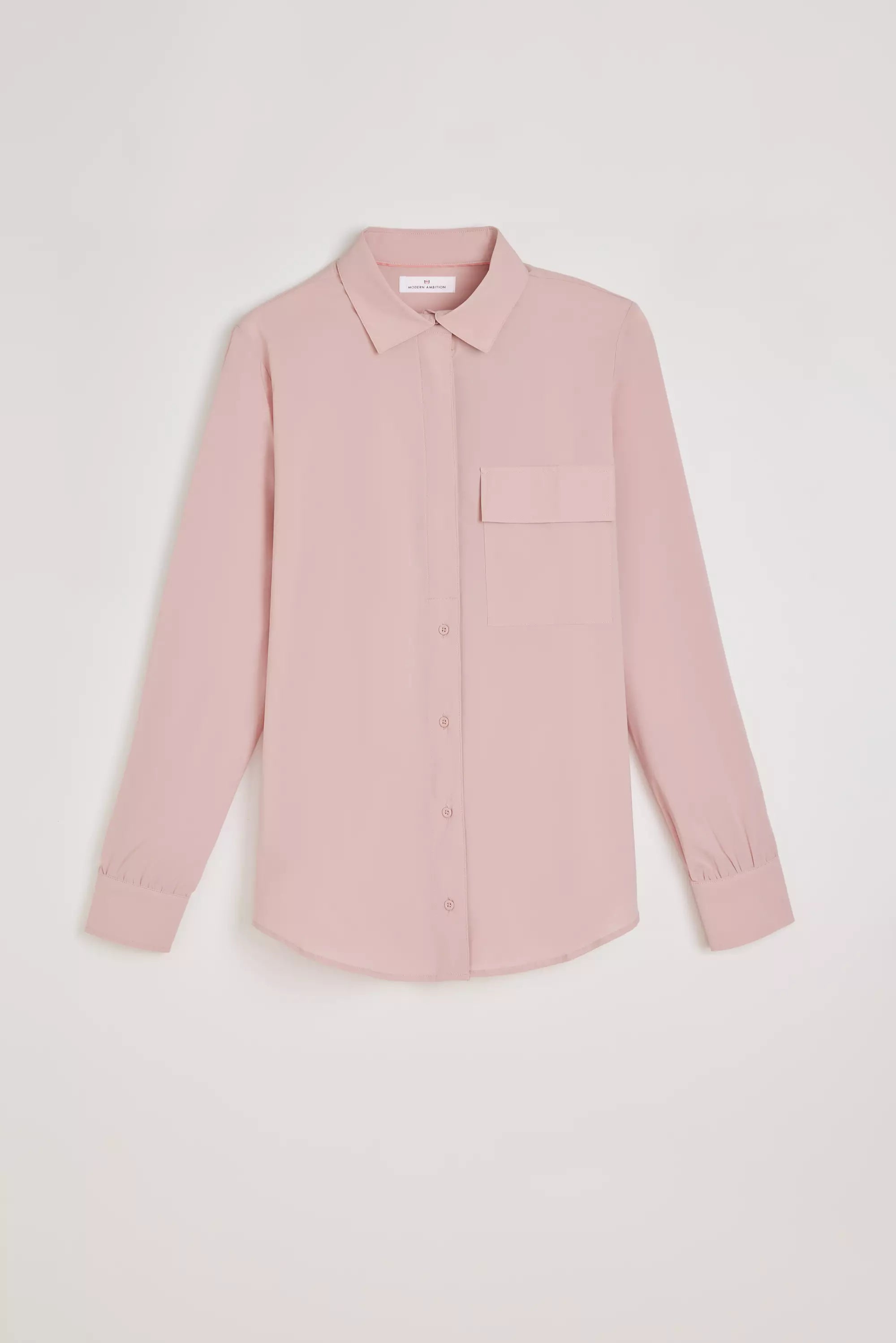 Resource Relaxed Blouse with Pleated Sleeve Cuff Detail