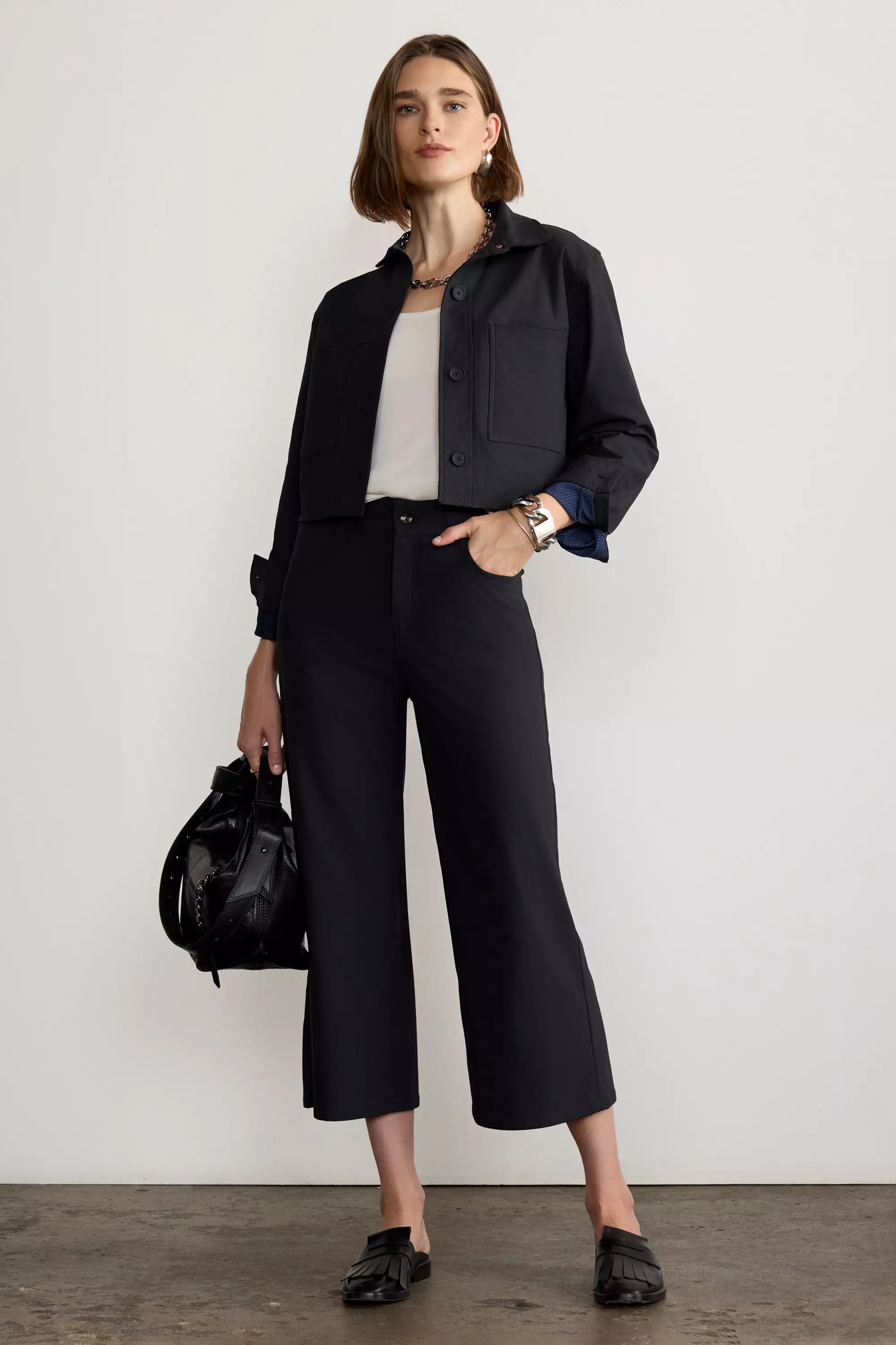 Limitless High-Rise Wide Leg Cropped Pant