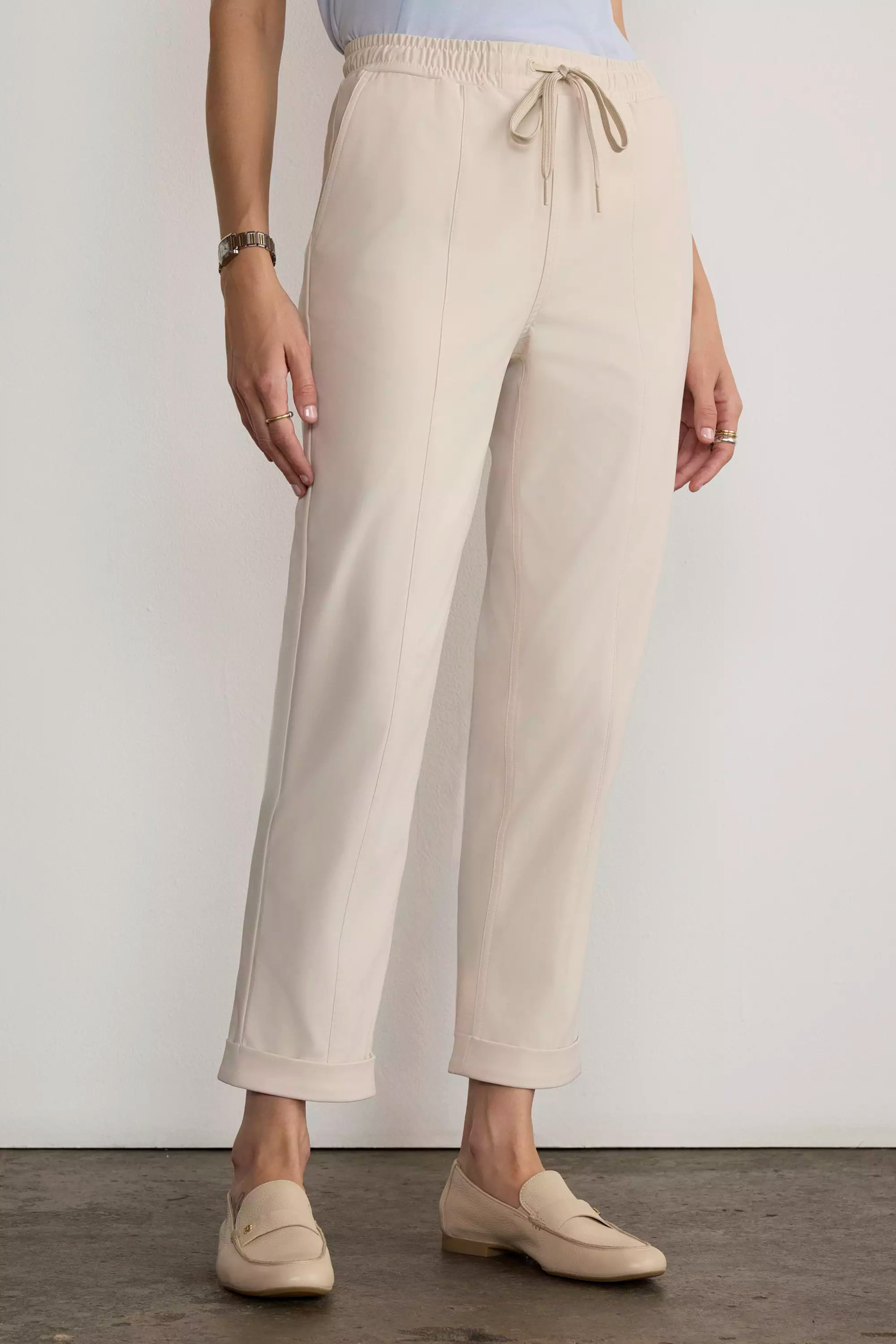 Limitless Roll Cuff Clean Cut Jogger - Brazilian Sand
