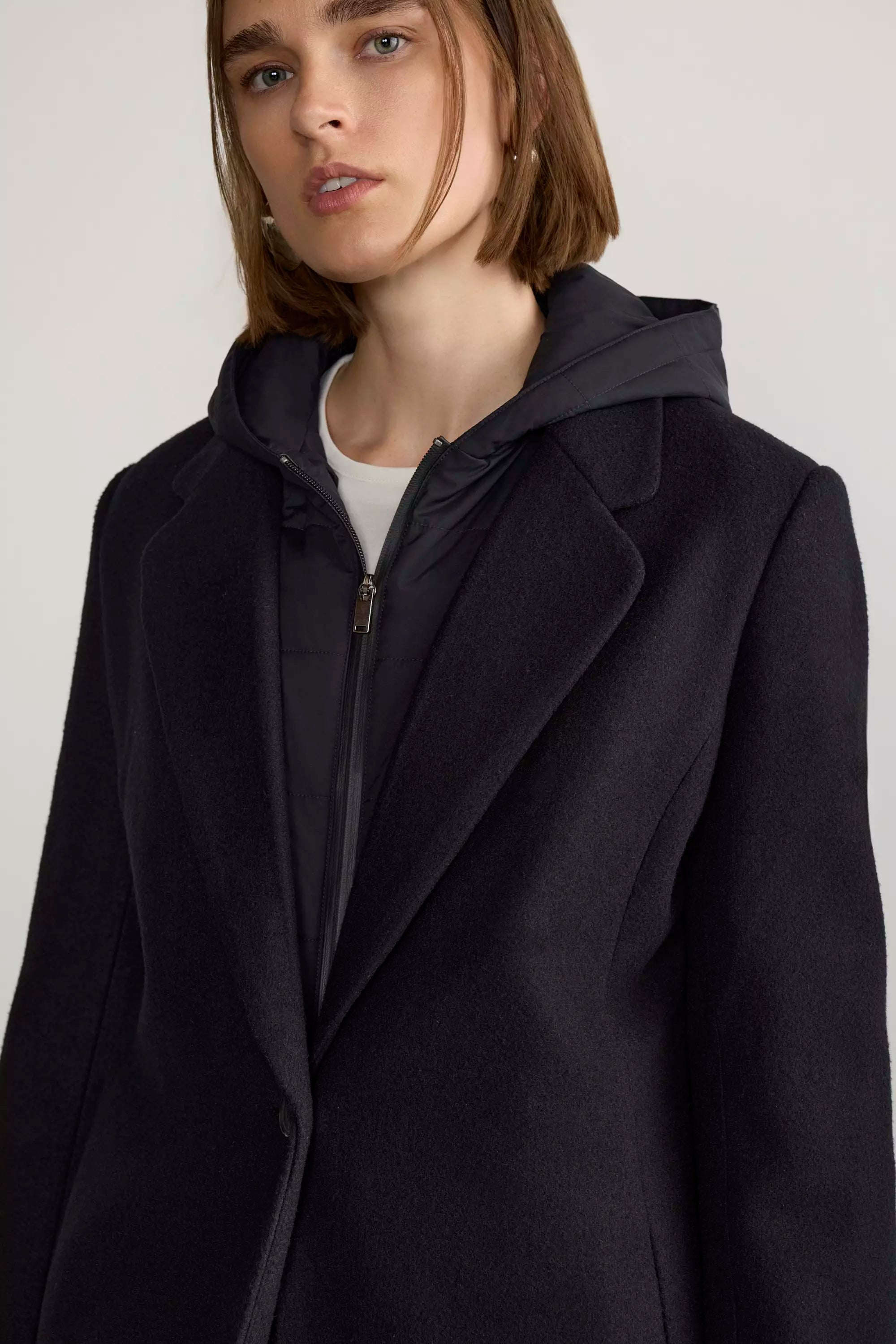 Goal-Getter Overcoat with Removable Hooded Fooler