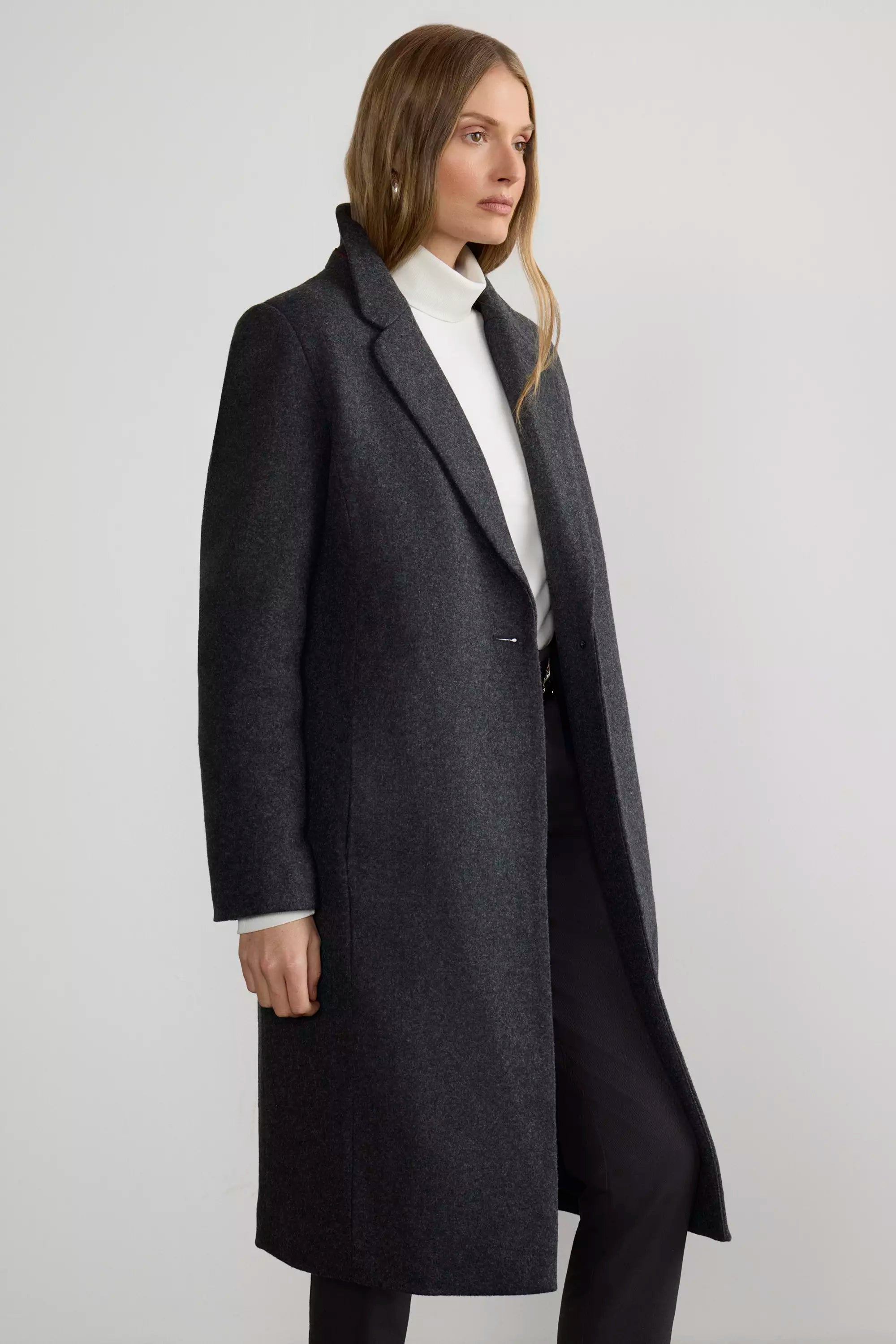 Goal-Getter Overcoat with Removable Hooded Fooler - Htr Charcoal