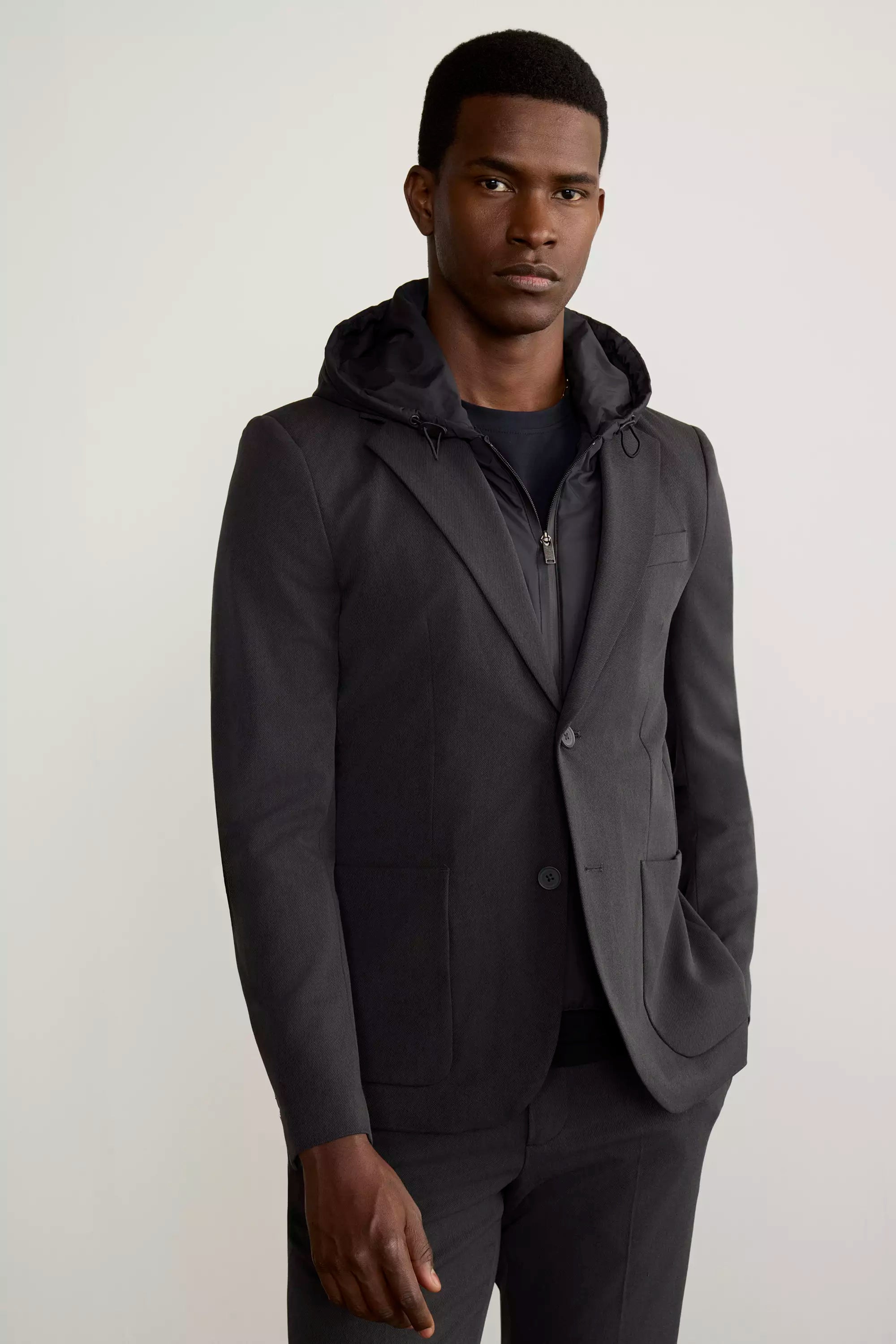 Tenacity Twill Blazer with Removable Hooded Fooler