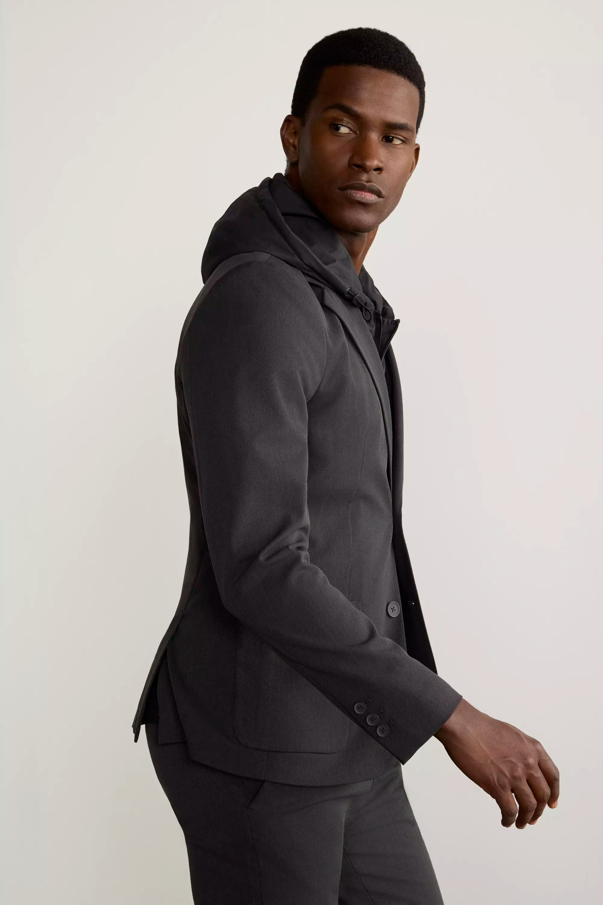 Tenacity Twill Blazer with Removable Hooded Fooler