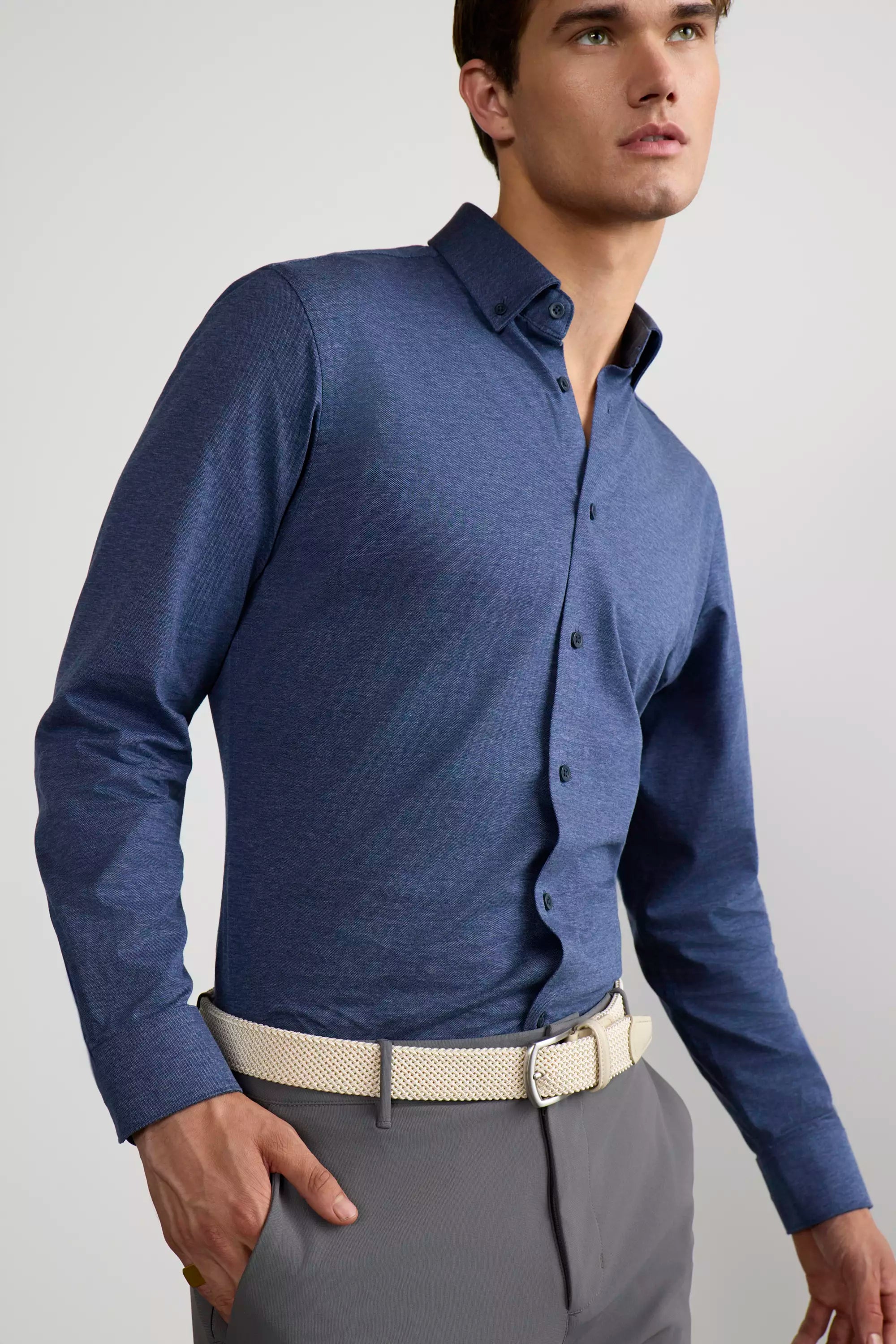 Integrity Slim-Fit FlexPique Shirt