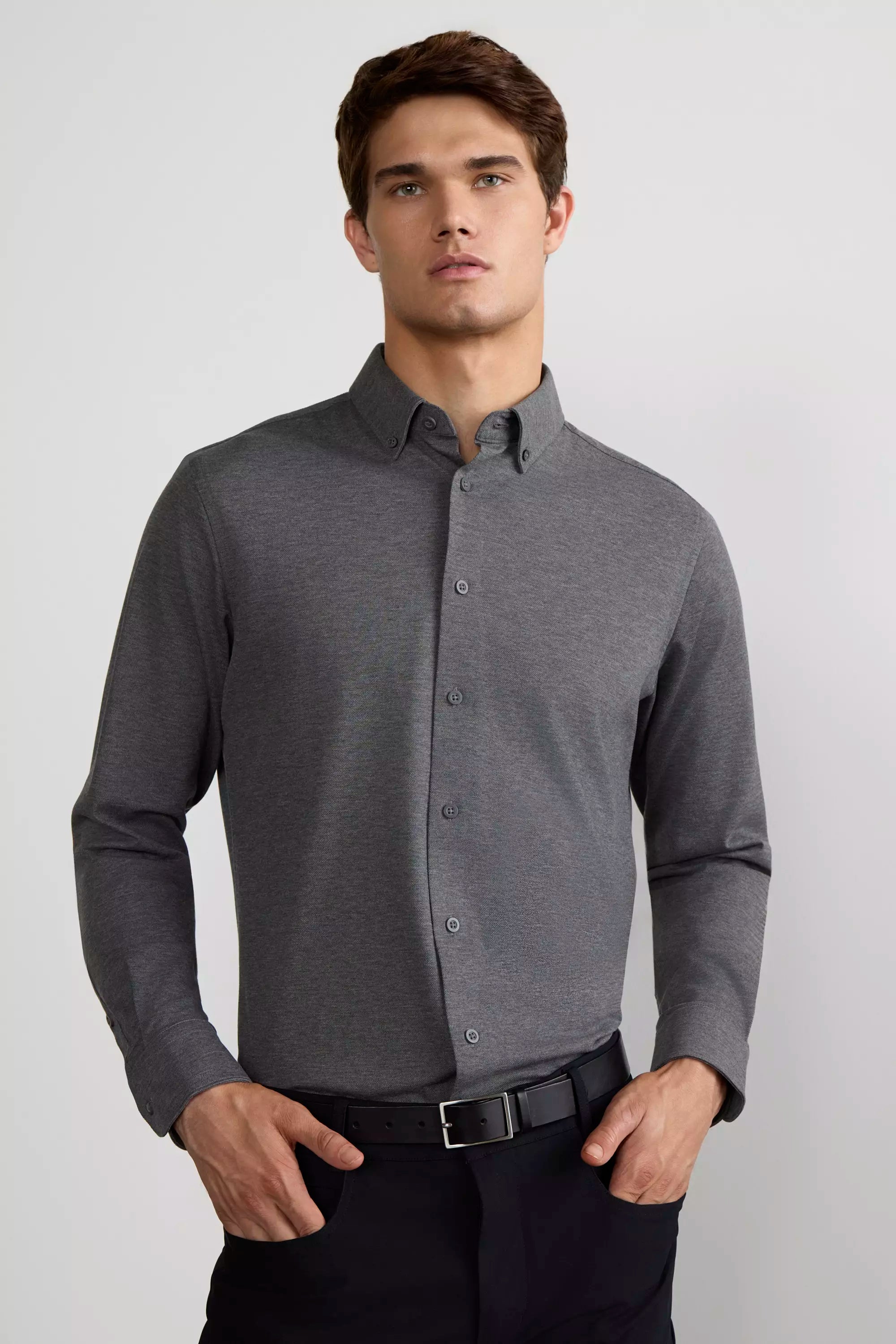 Integrity Slim-Fit FlexPique Shirt