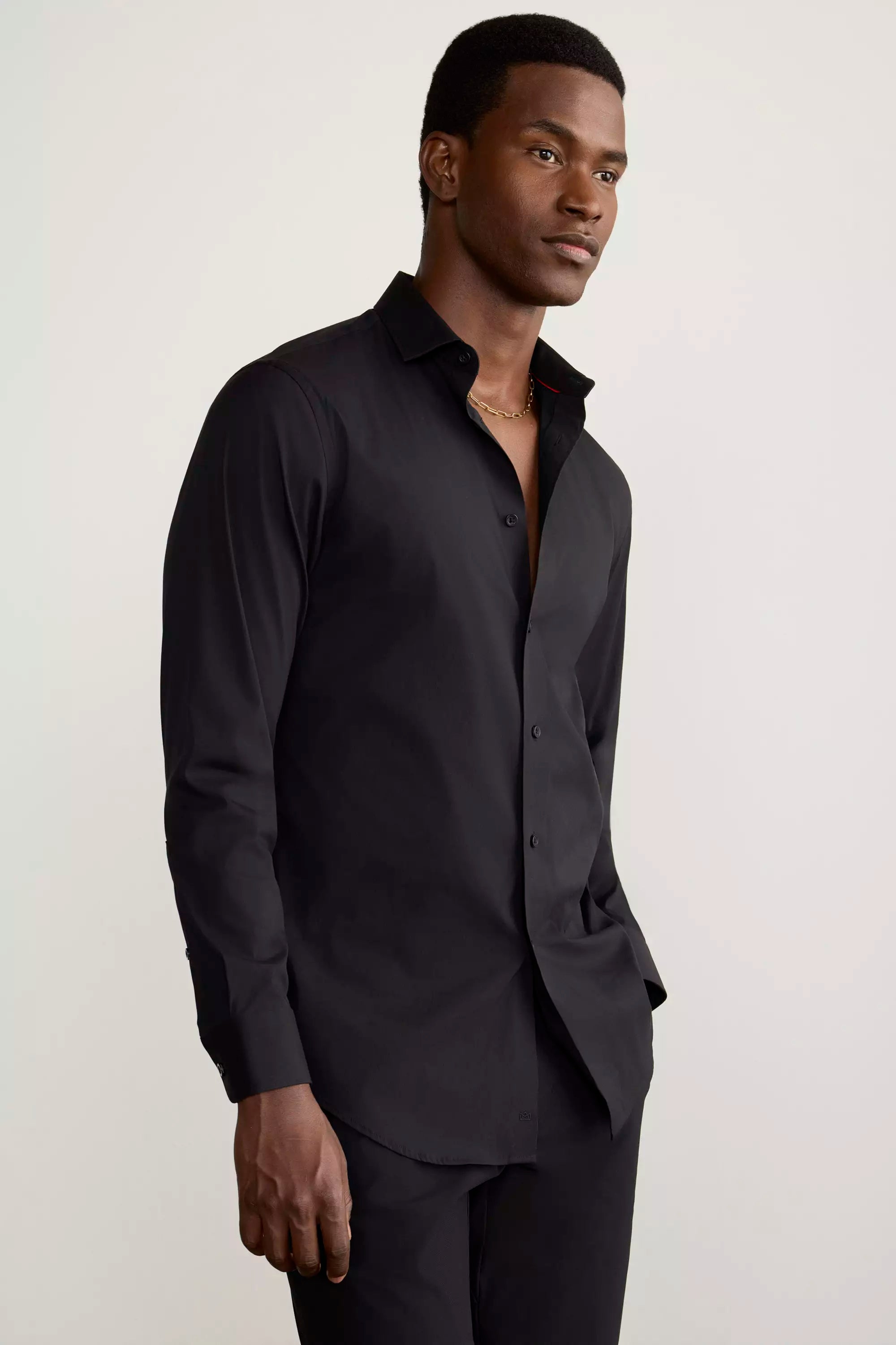 PerformLuxe Cotton Nylon Poplin Slim-Fit Shirt