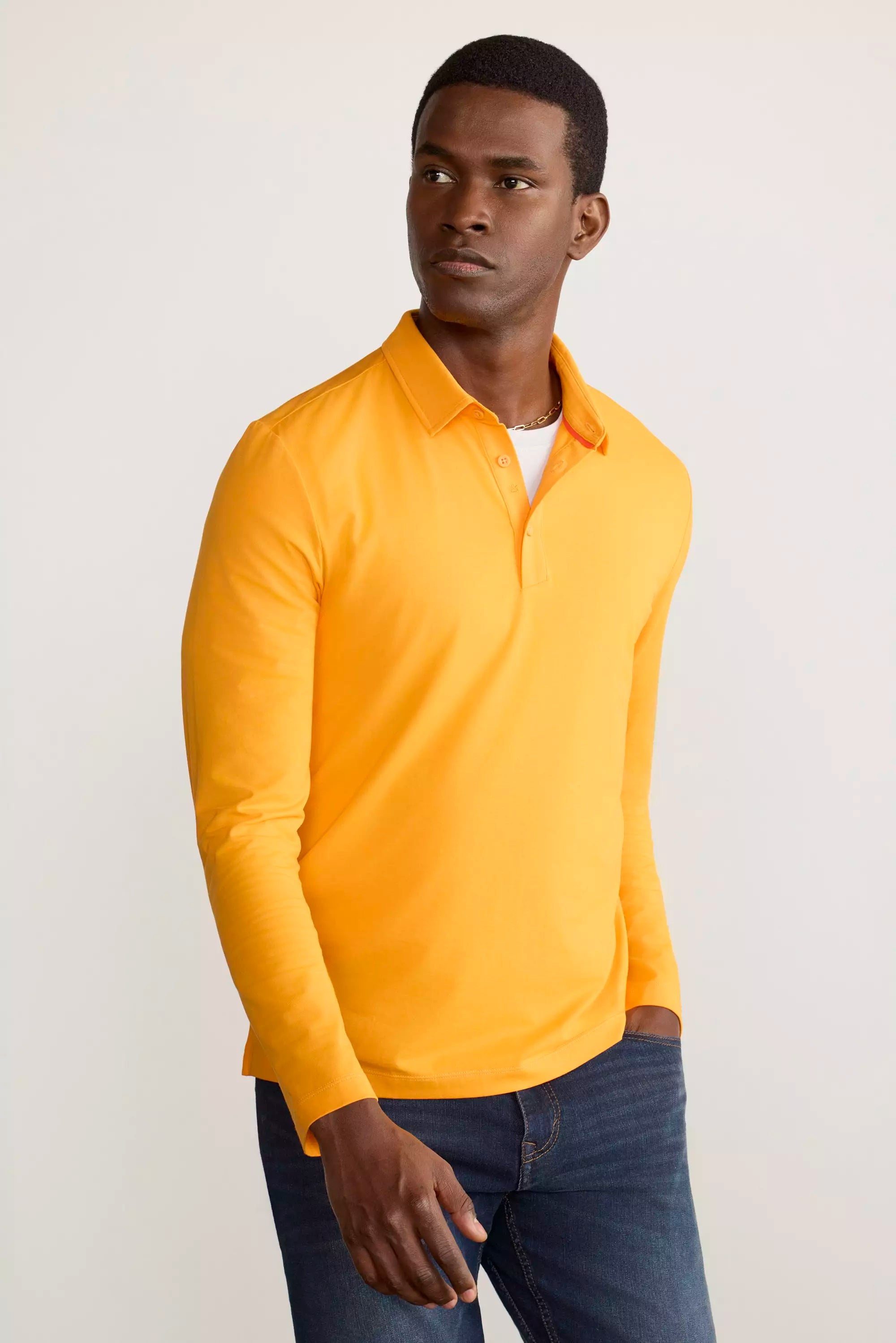 Resonate Long Sleeve Polo