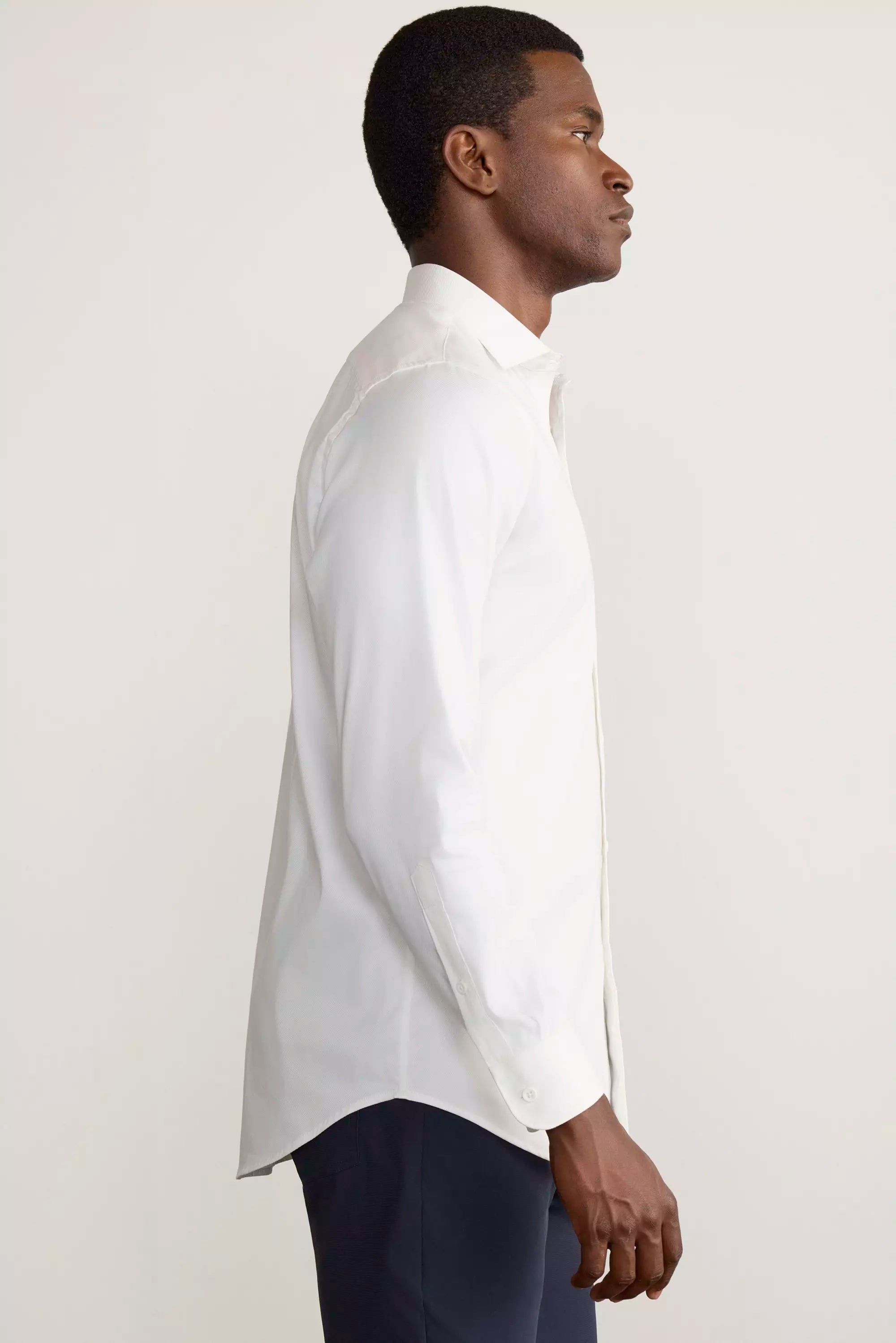 PerformLuxe Cotton Nylon Twill Standard-Fit Shirt