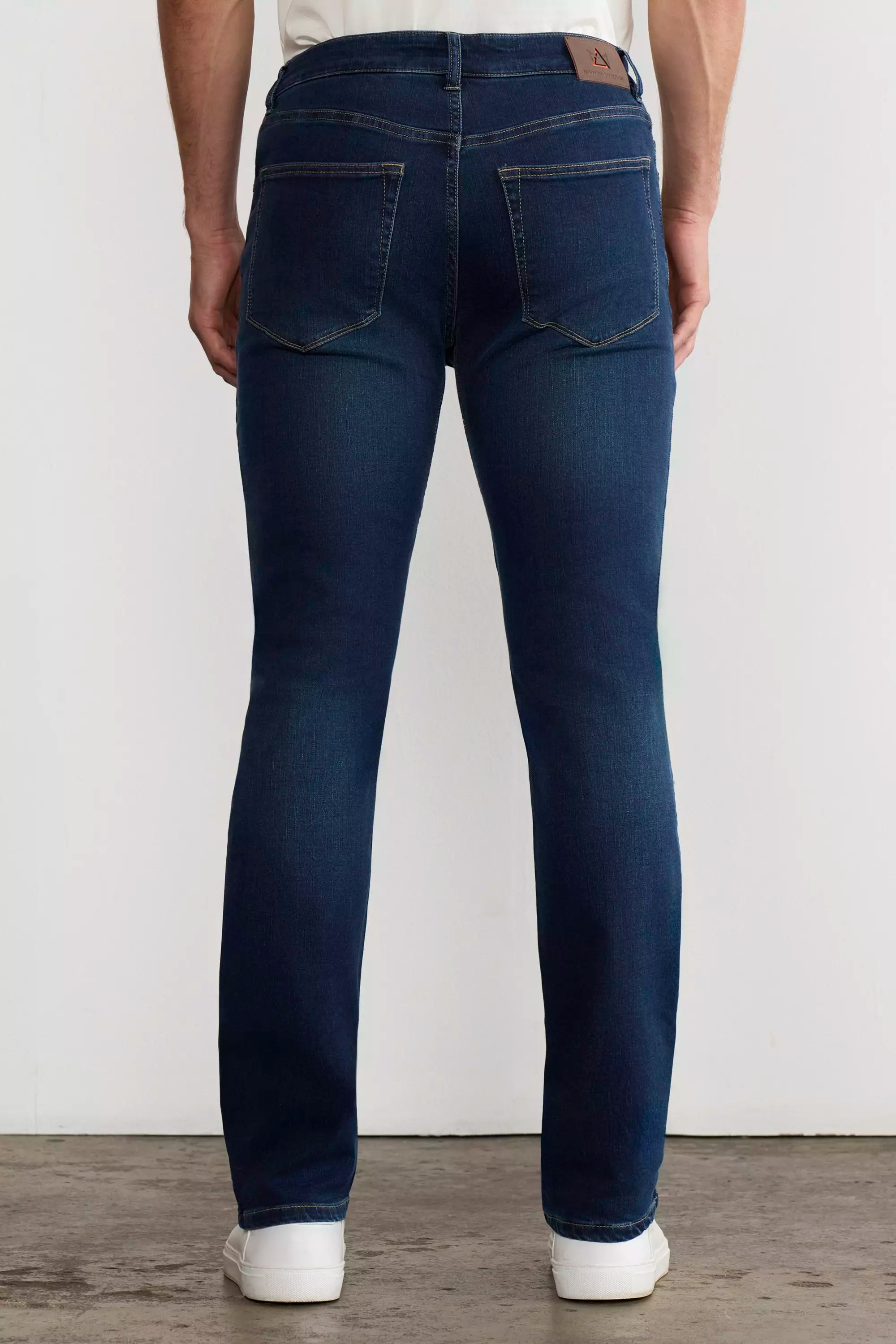 PerformFit Navigate Slim Washed Indigo Jeans