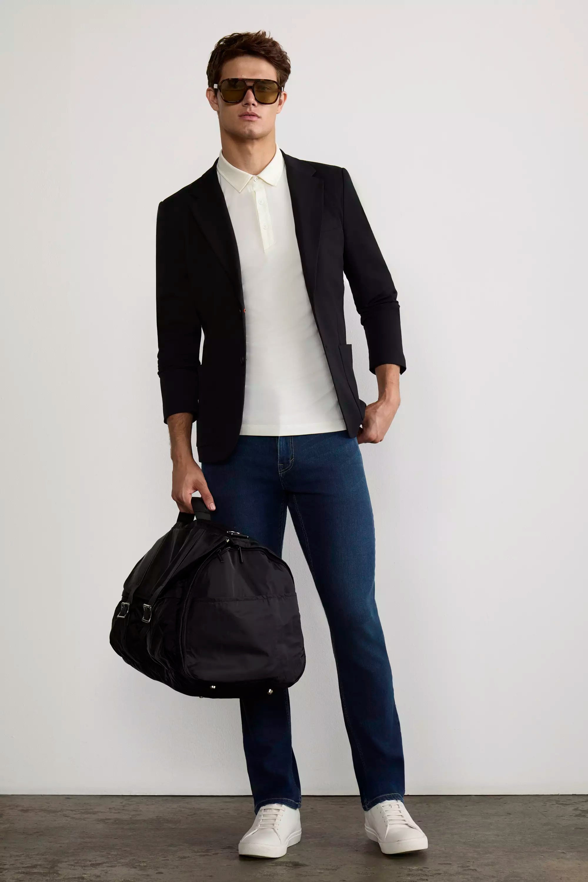 PerformFit Navigate Slim Washed Indigo Jeans - Washed Indigo