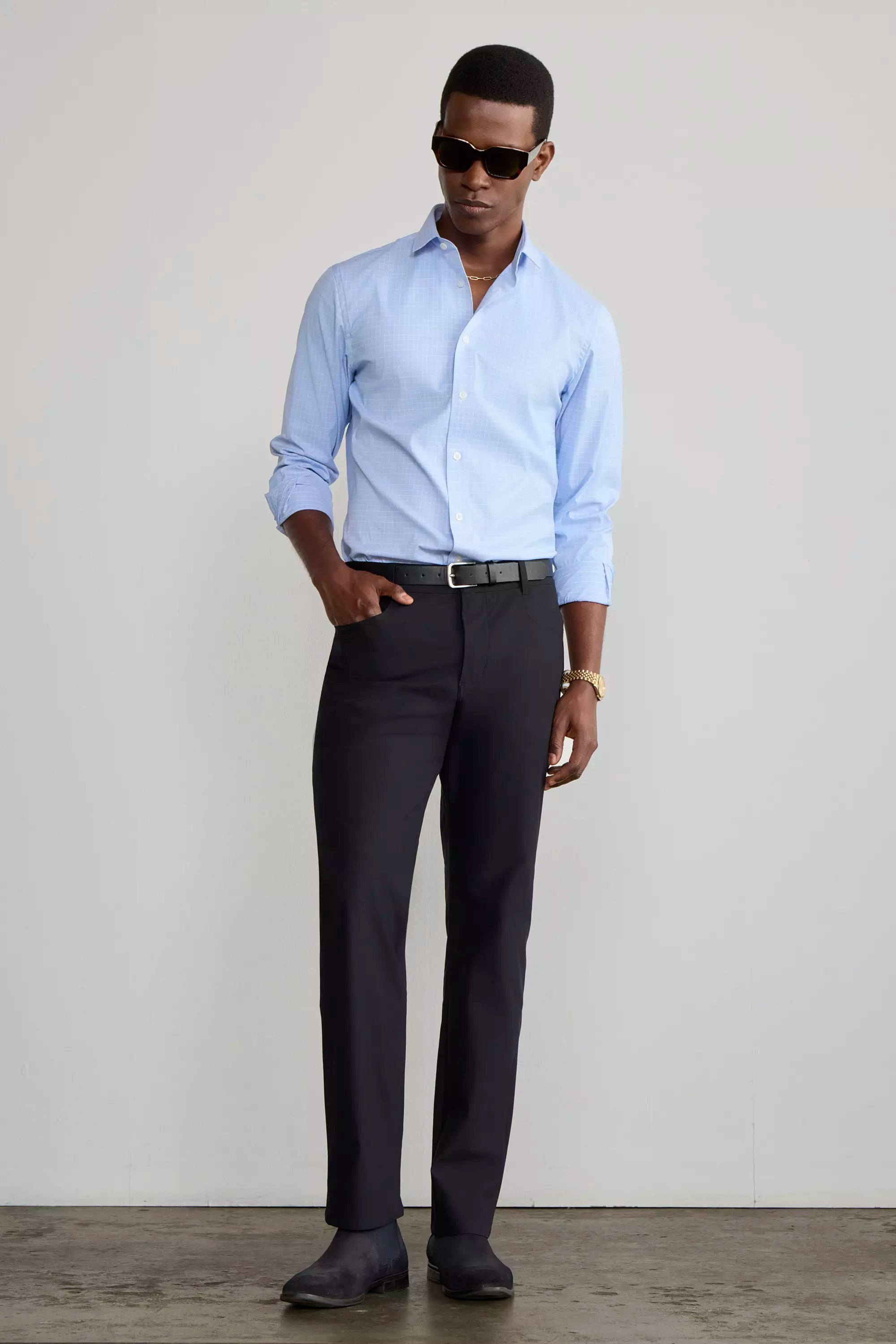 Limitless Denim-Look Slim Pant