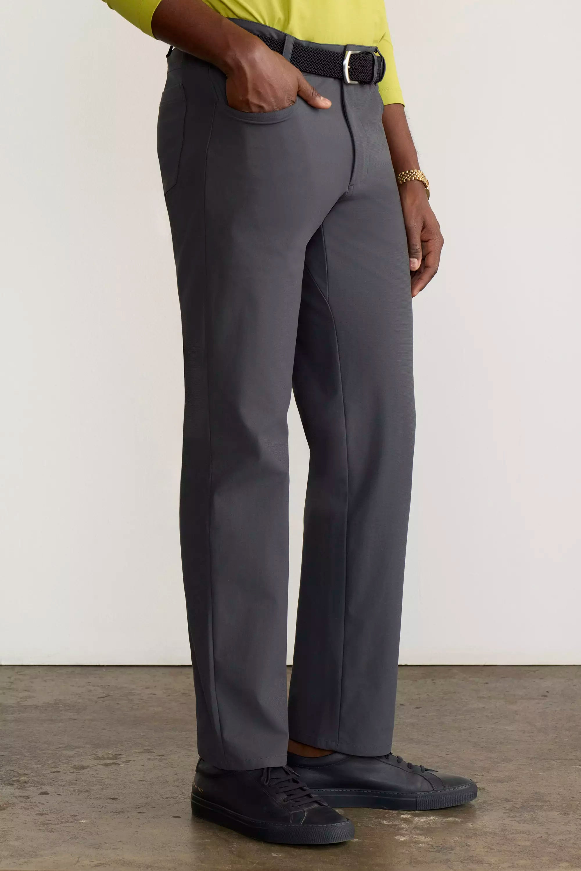 Limitless Denim-Look Semi-Straight Pant