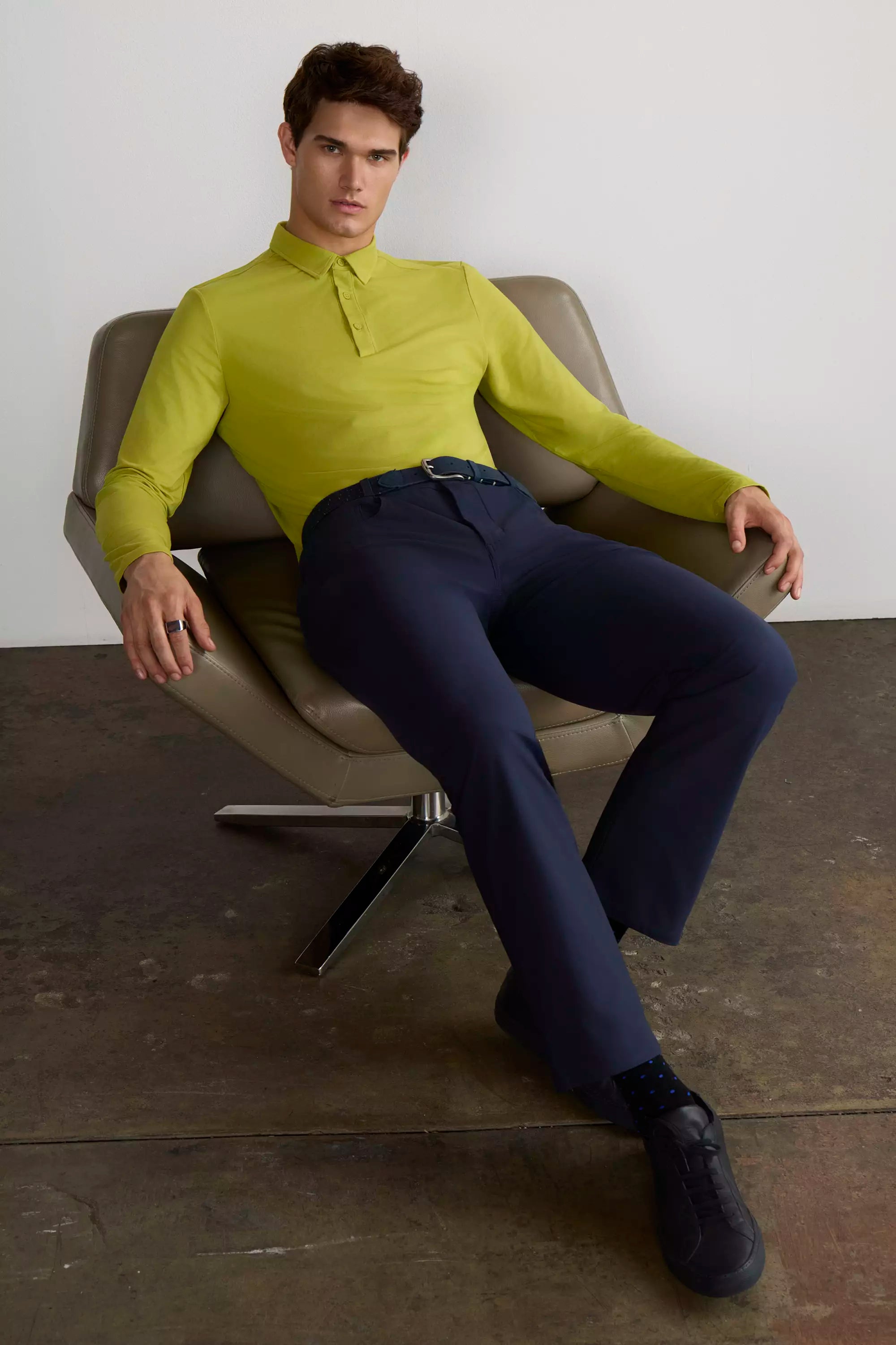Limitless Denim-Look Semi-Straight Pant - After Midnight