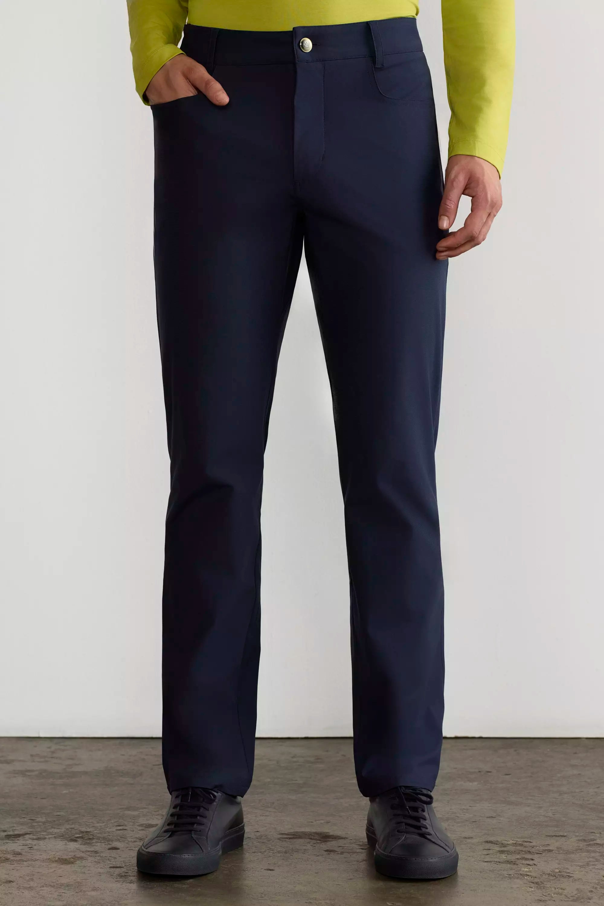 Limitless Denim-Look Semi-Straight Pant - After Midnight