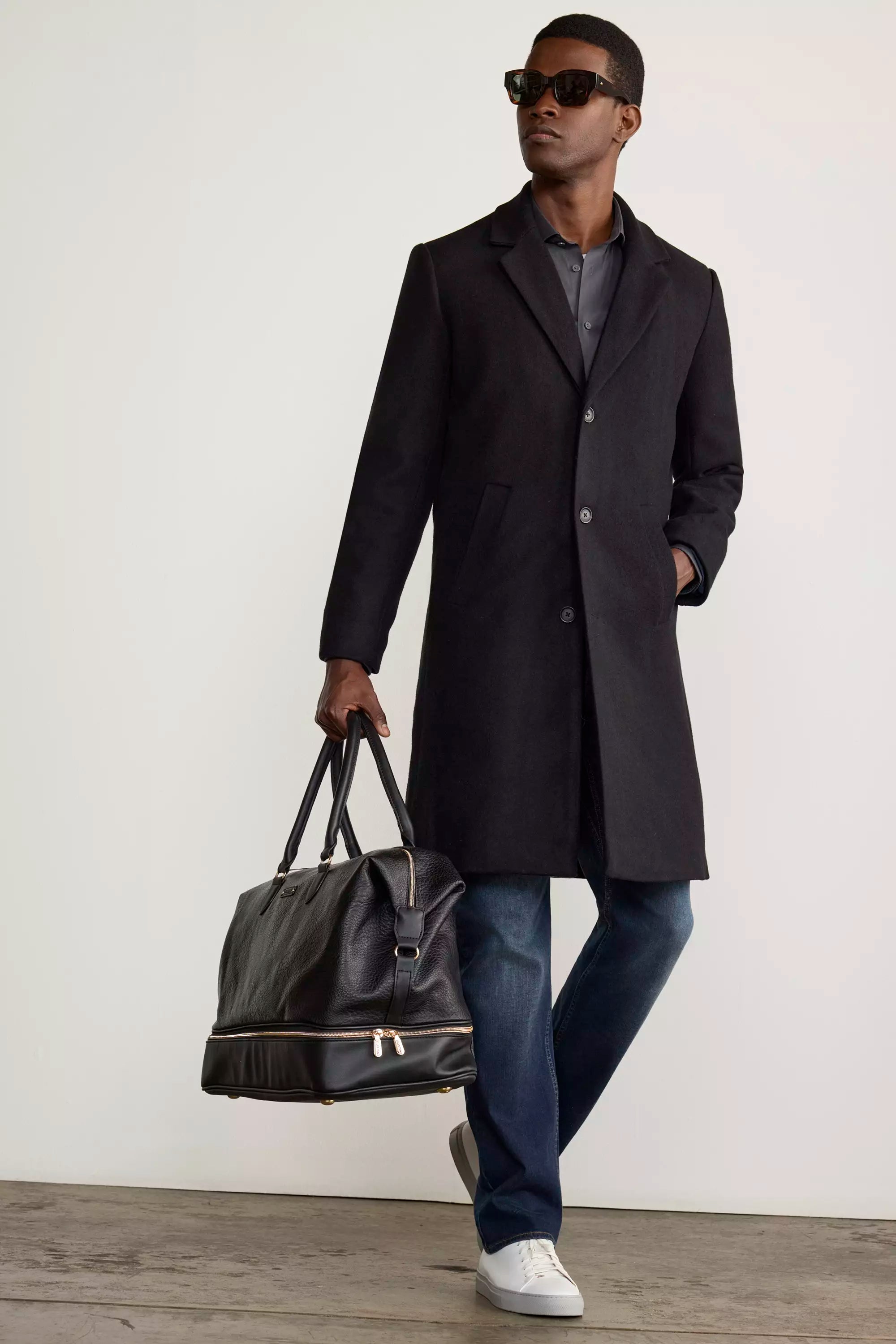 Deal Maker Overcoat with Removable Hooded Fooler