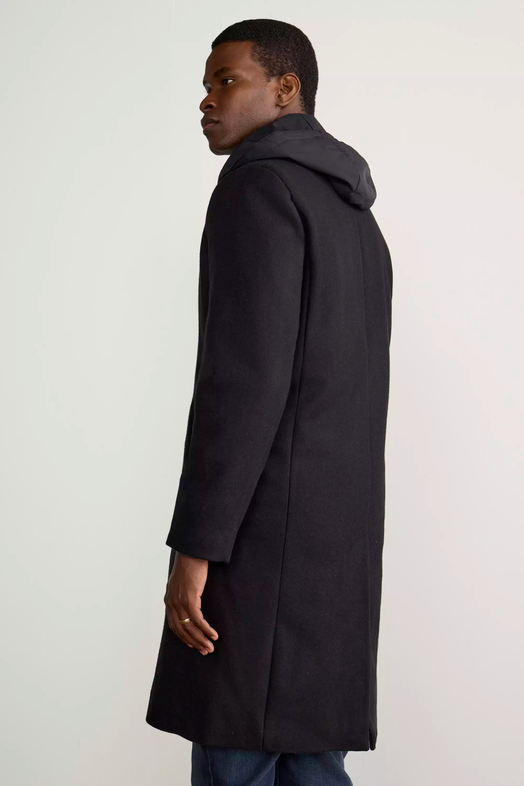 Deal Maker Overcoat with Removable Hooded Fooler