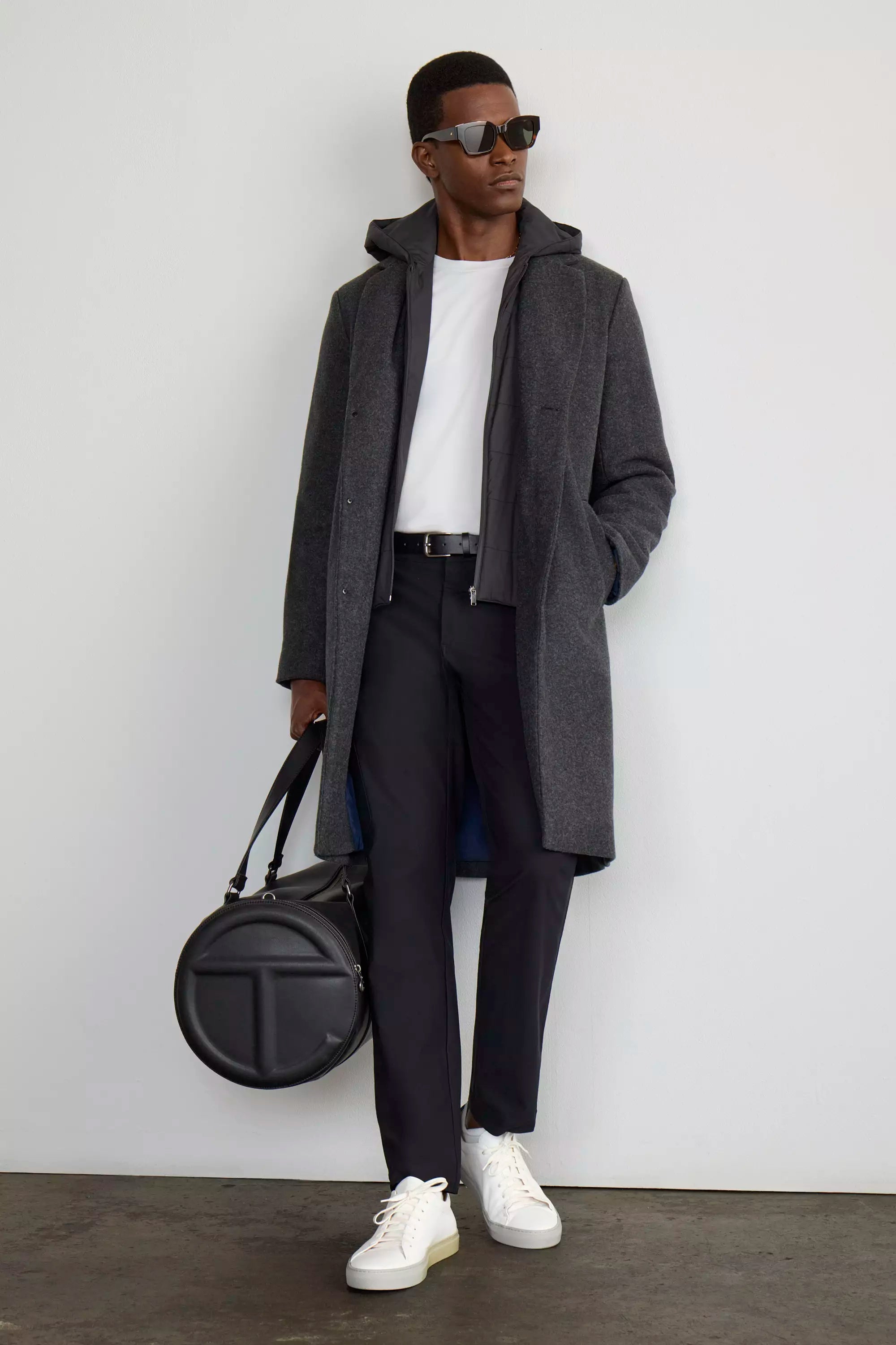 Deal Maker Overcoat with Removable Hooded Fooler - Htr Charcoal