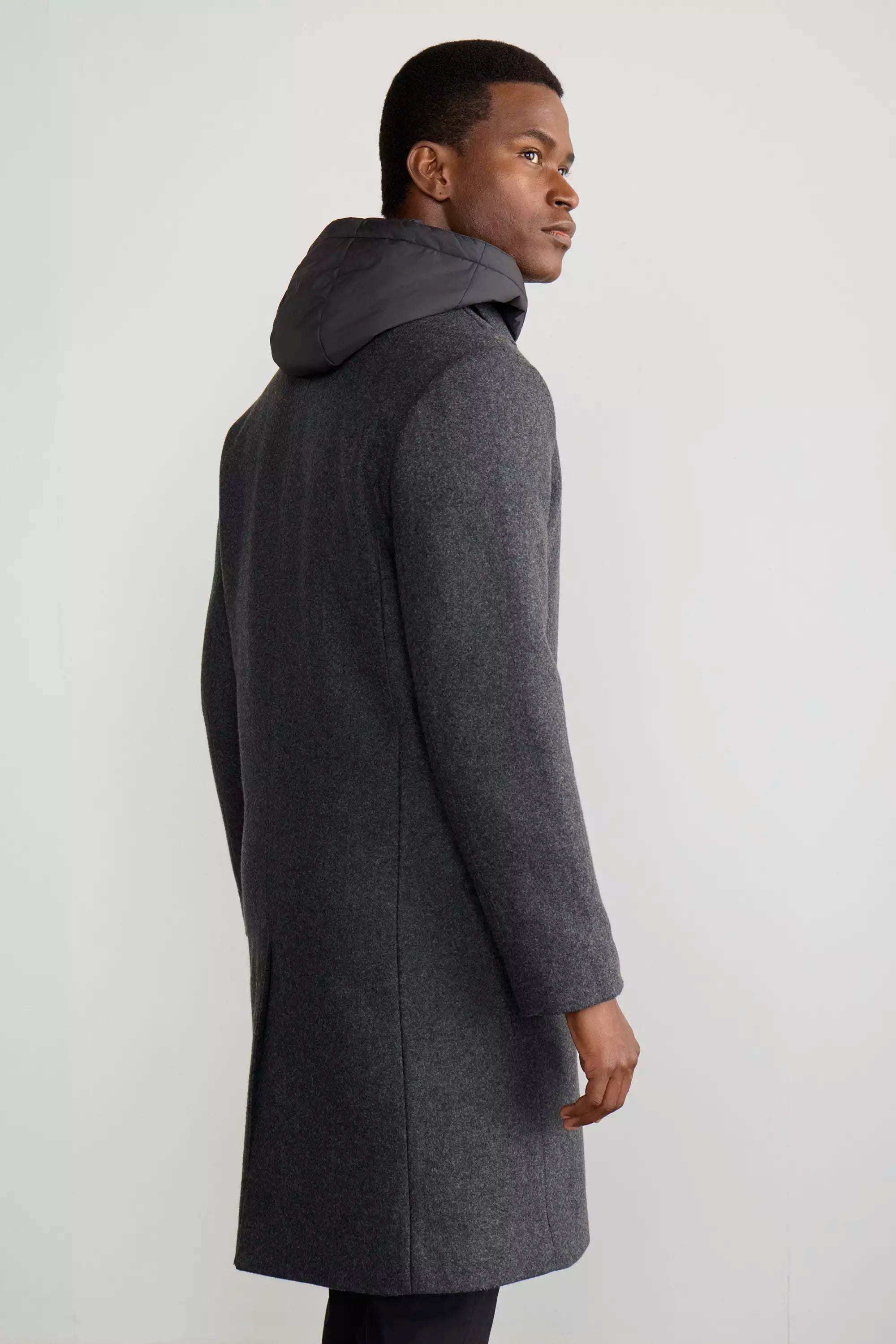 Deal Maker Overcoat with Removable Hooded Fooler