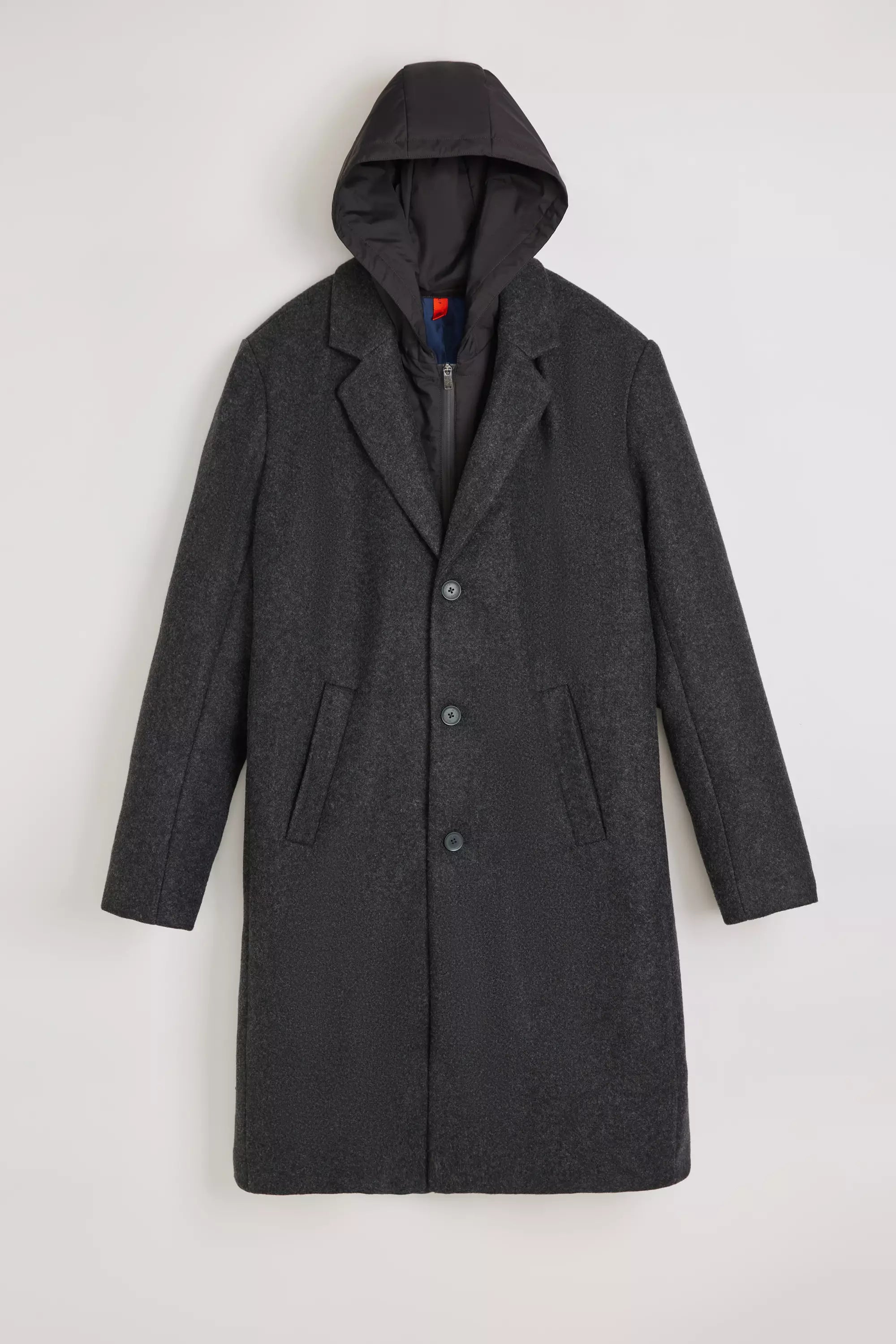 Deal Maker Overcoat with Removable Hooded Fooler