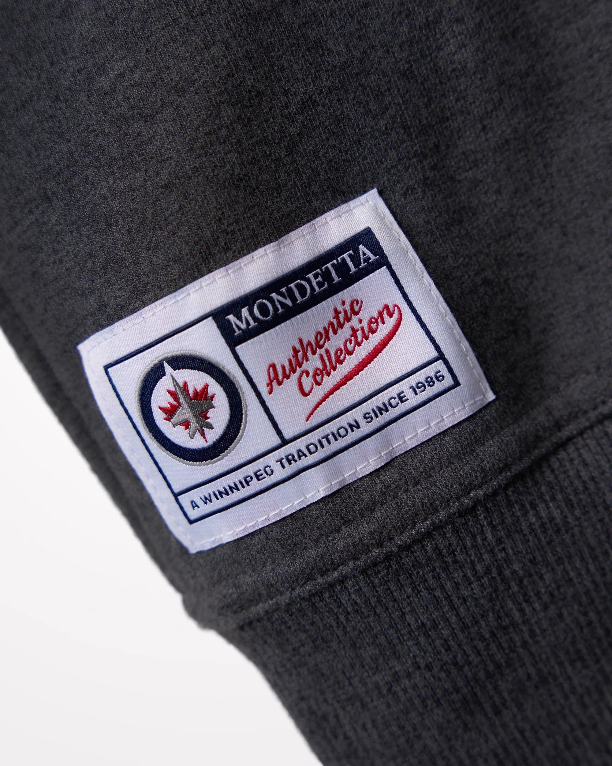 The Jets Track Hoodie - Htr Charcoal