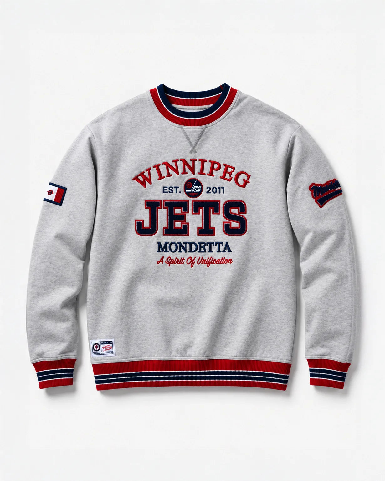 The Jets Legacy Crew - Htr Grey