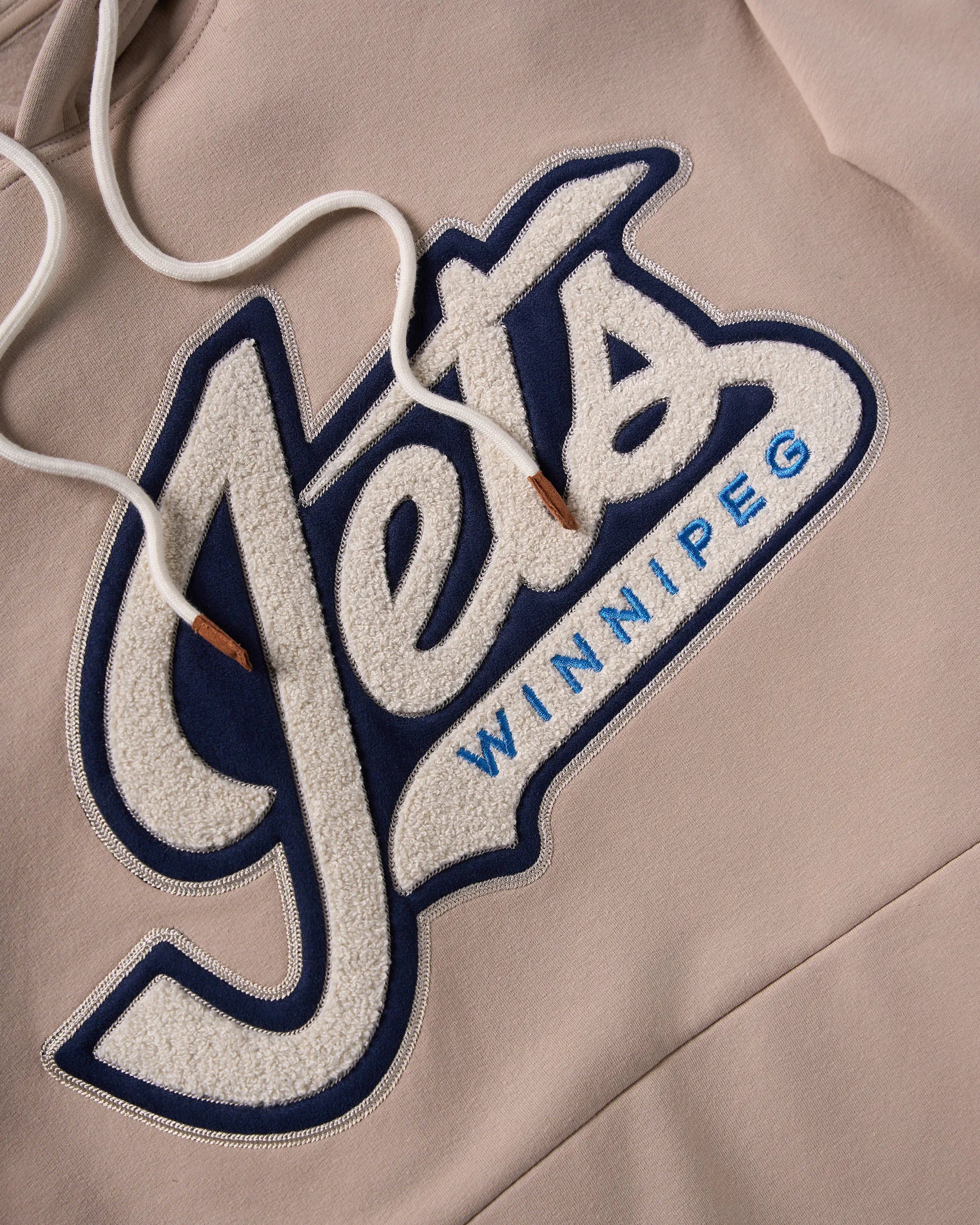 The Jets Rinkside Hoodie - Cream