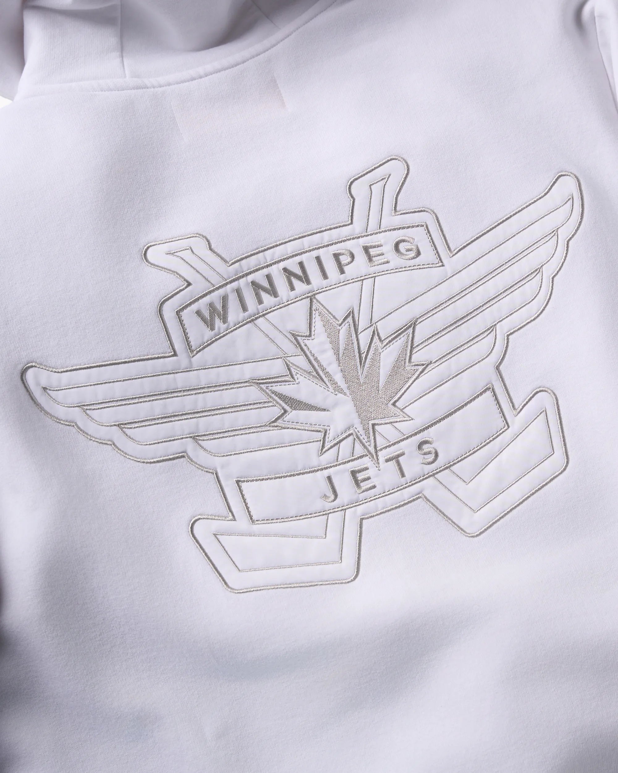 The Jets Playoff Zip-Up Hoodie - White