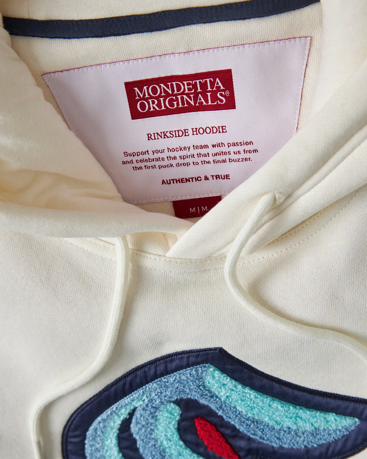 Kraken Rinkside Hoodie - Vintage White