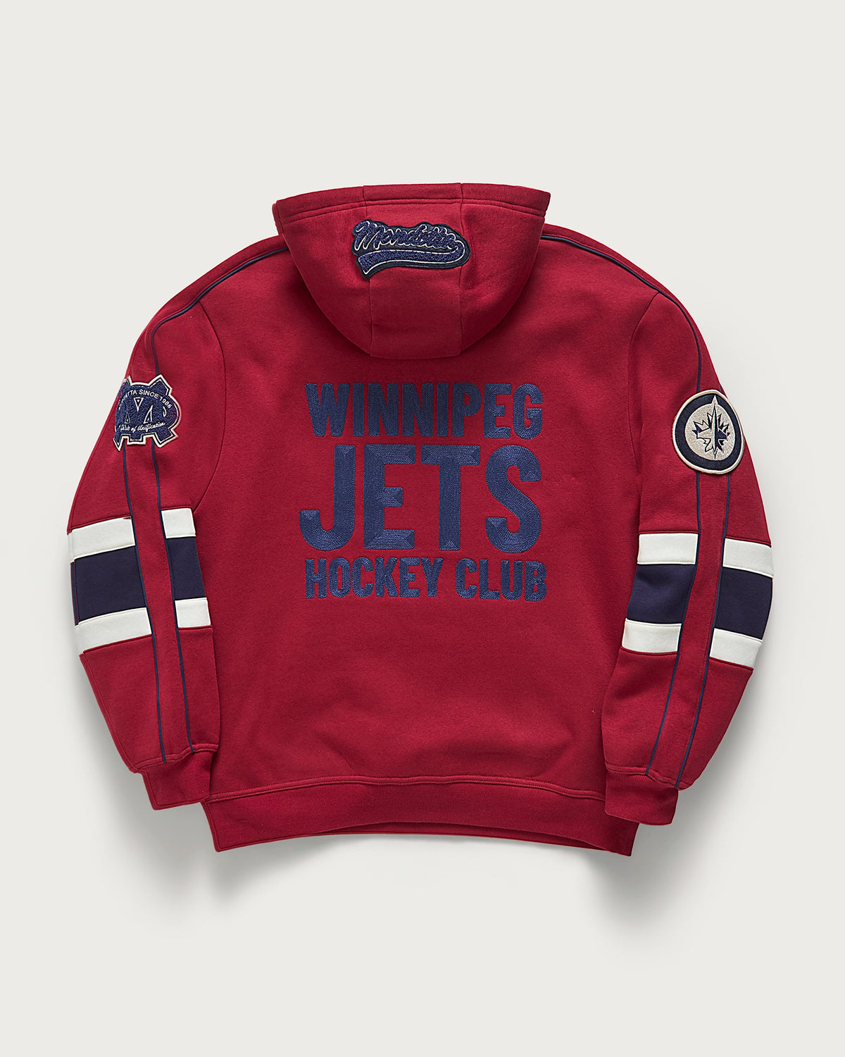 Jets Rinkside Hoodie - Burgundy