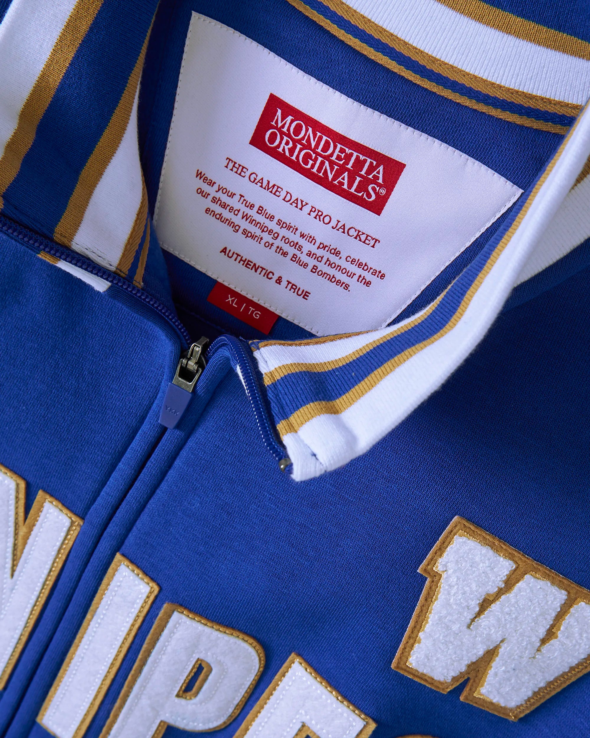 The Bombers Pitch Jacket - Royal Blue