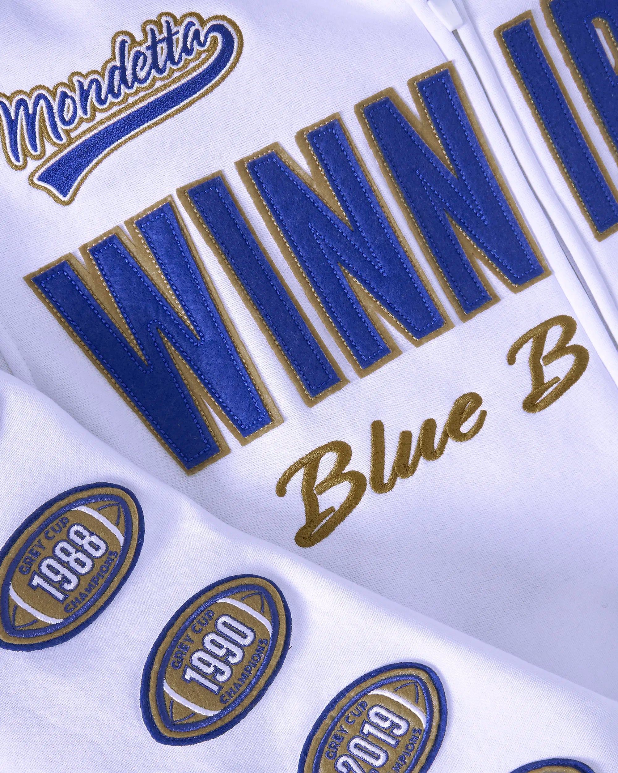 The Bombers Pitch Jacket - White