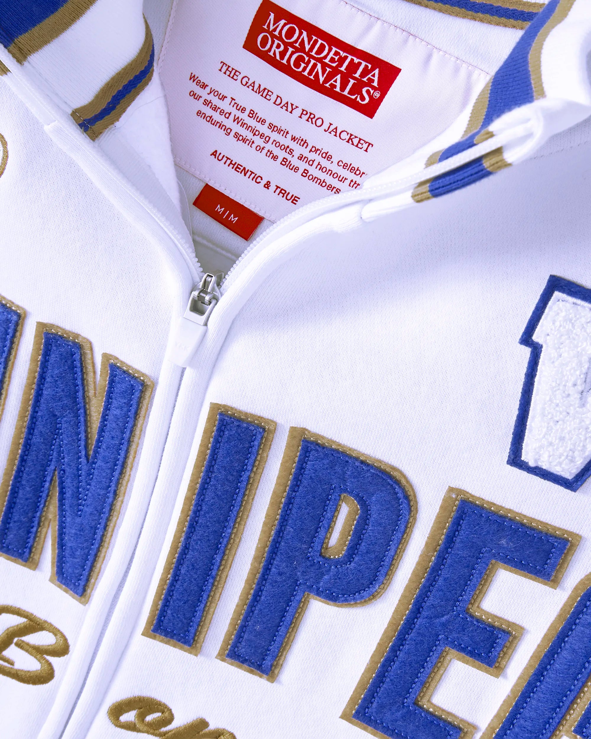 The Bombers Pitch Jacket - White