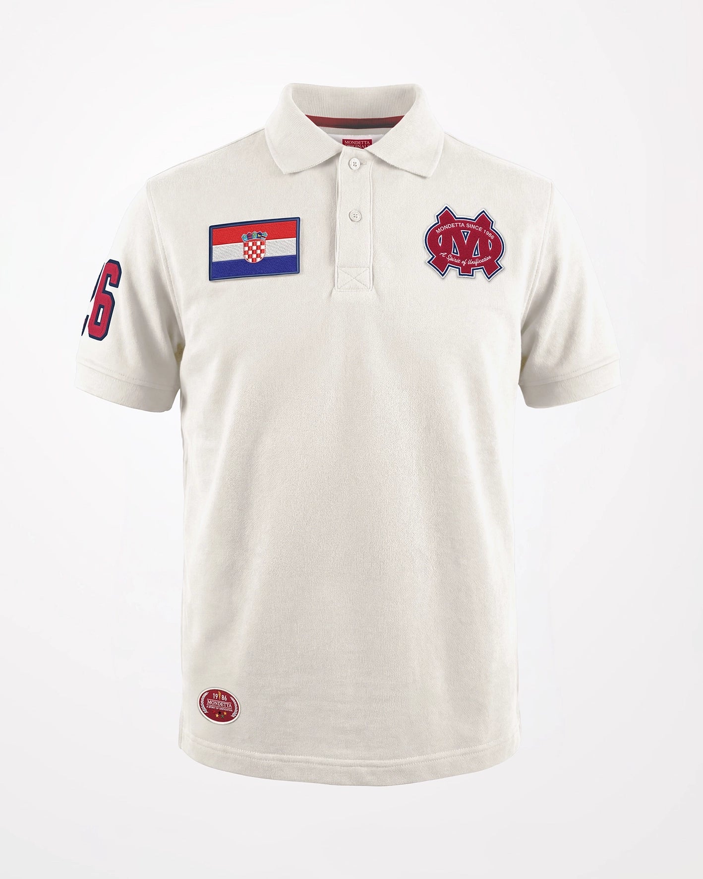 The Match Day Polo - Match Day Polo White/Croatia