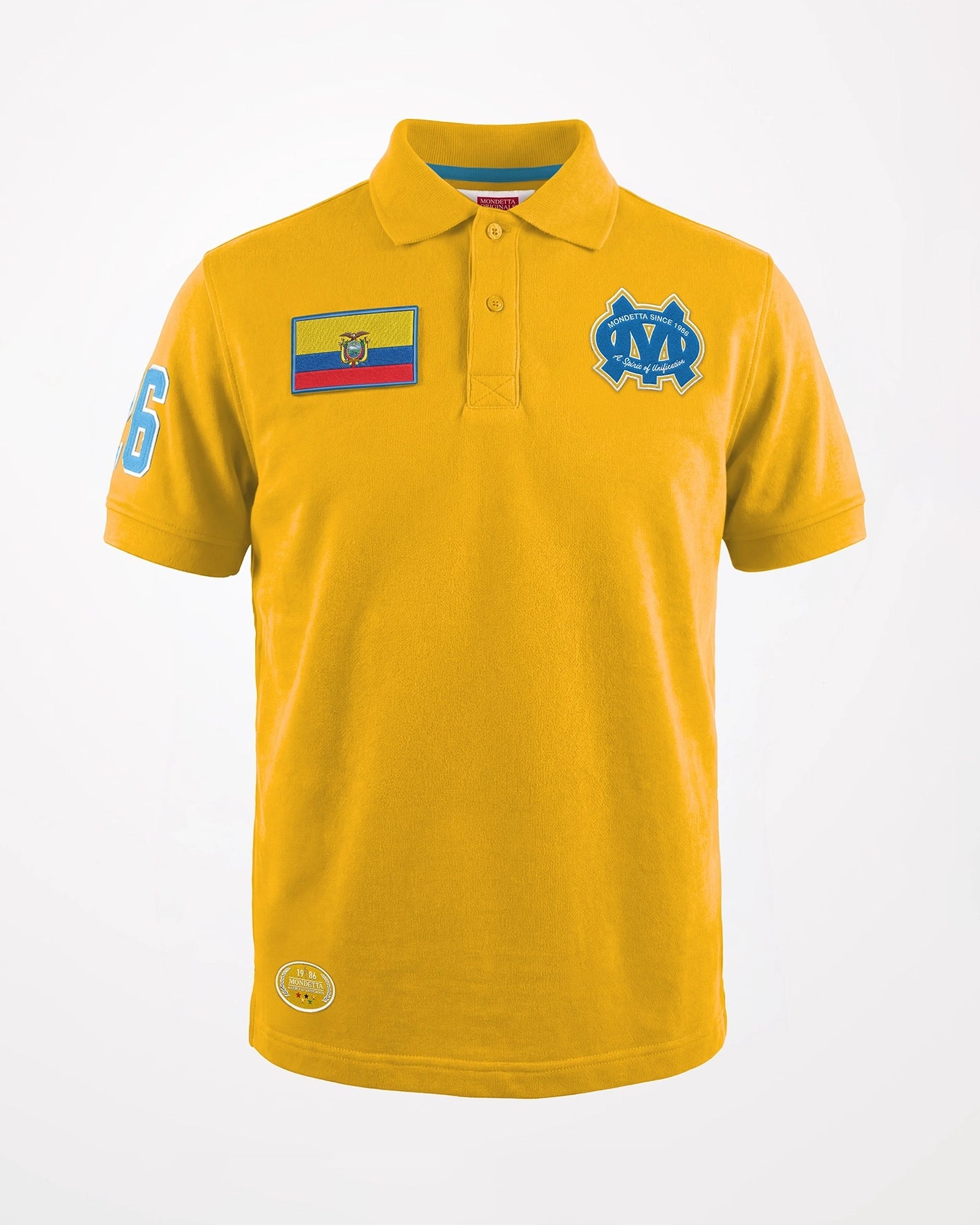 The Match Day Polo - Match Day Polo Yellow/Ecuador