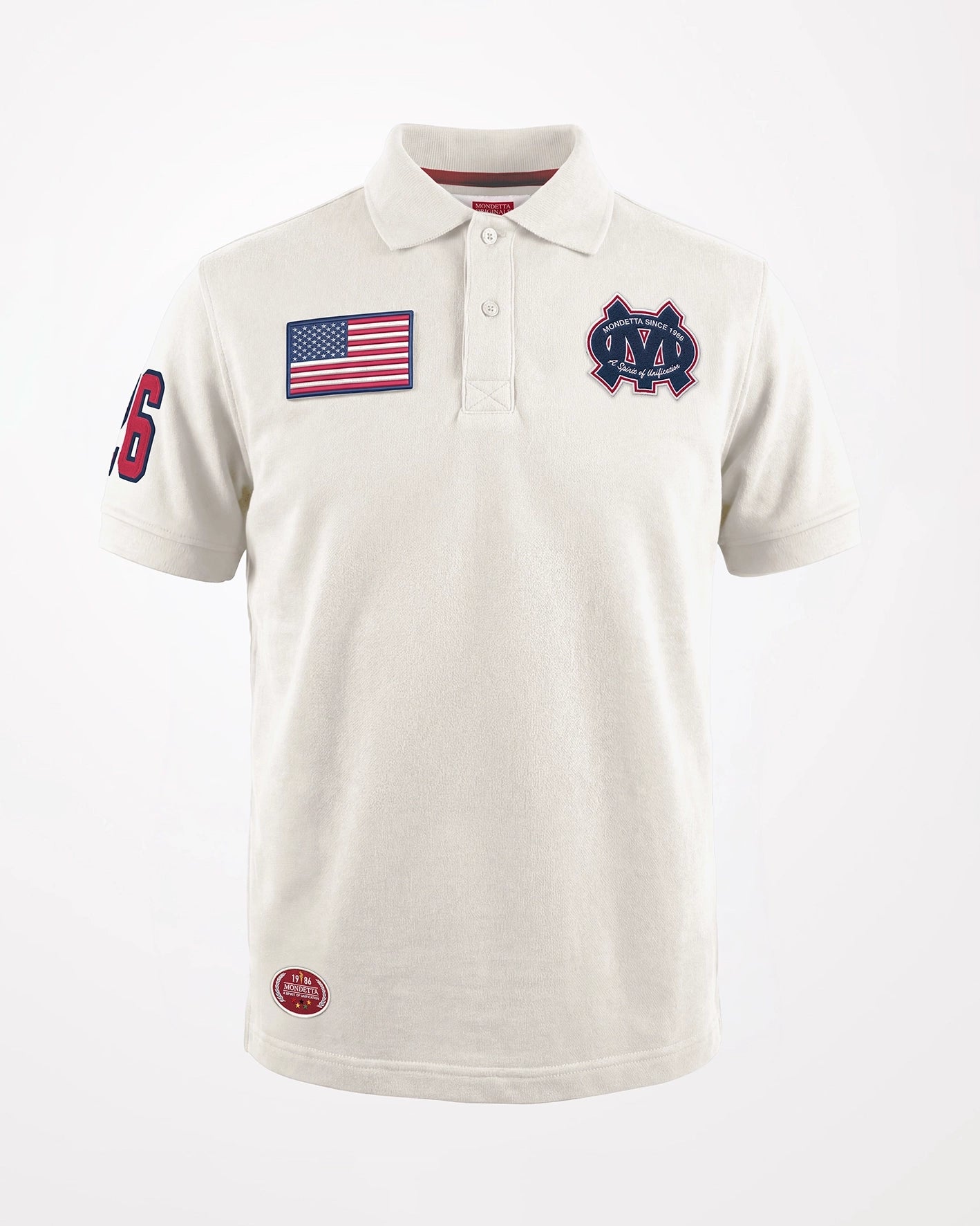 The Match Day Polo - Match Day Polo White/USA