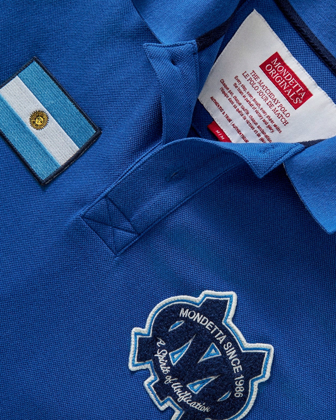 The Match Day Polo - Match Day Polo Blue/Argentina
