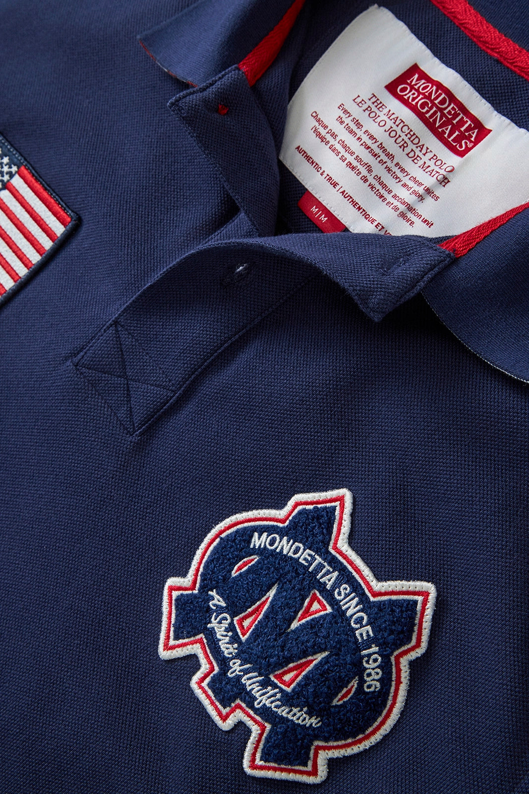 The Match Day Polo - Match Day Polo Navy/USA