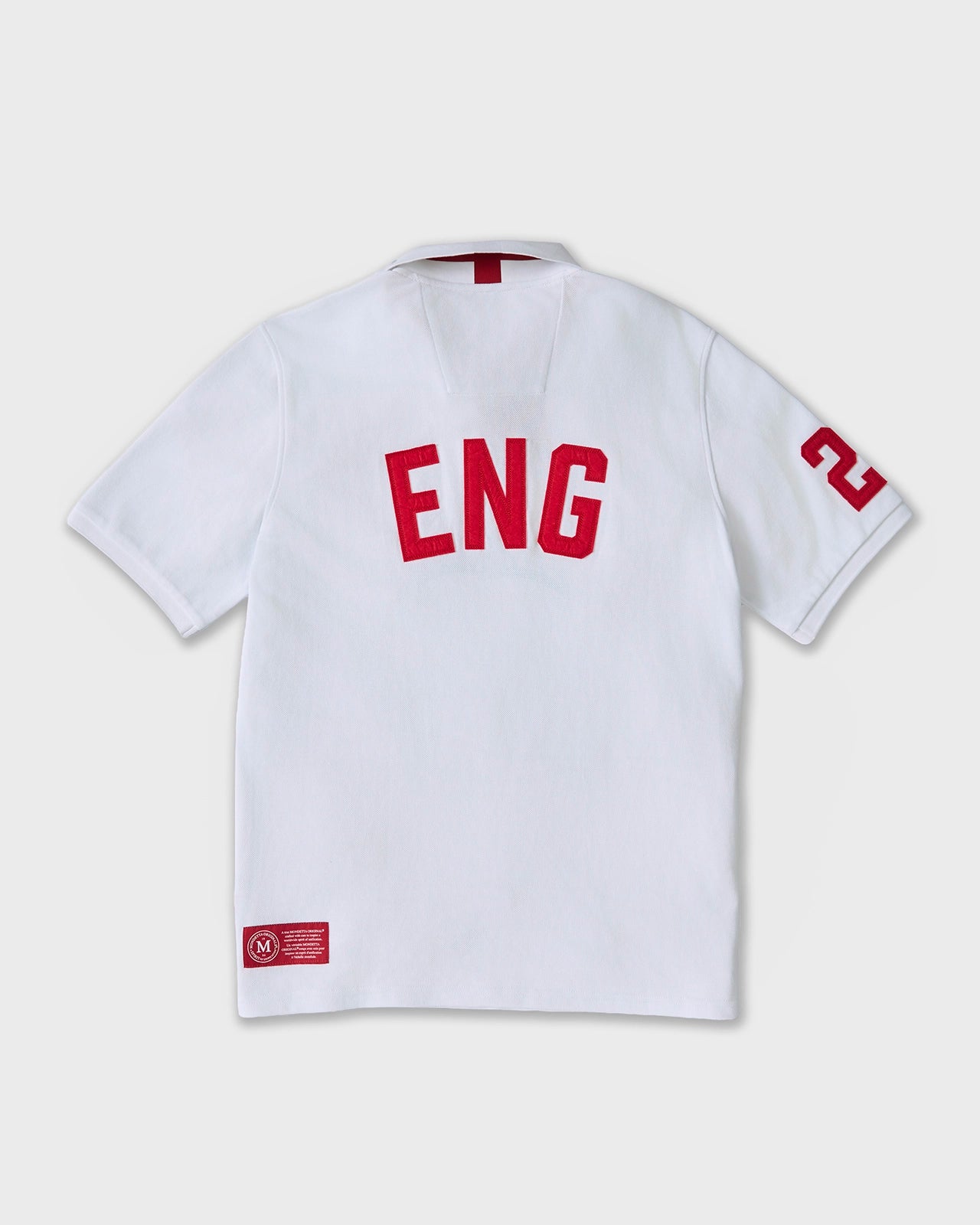 The Match Day Polo - Match Day Polo White/England