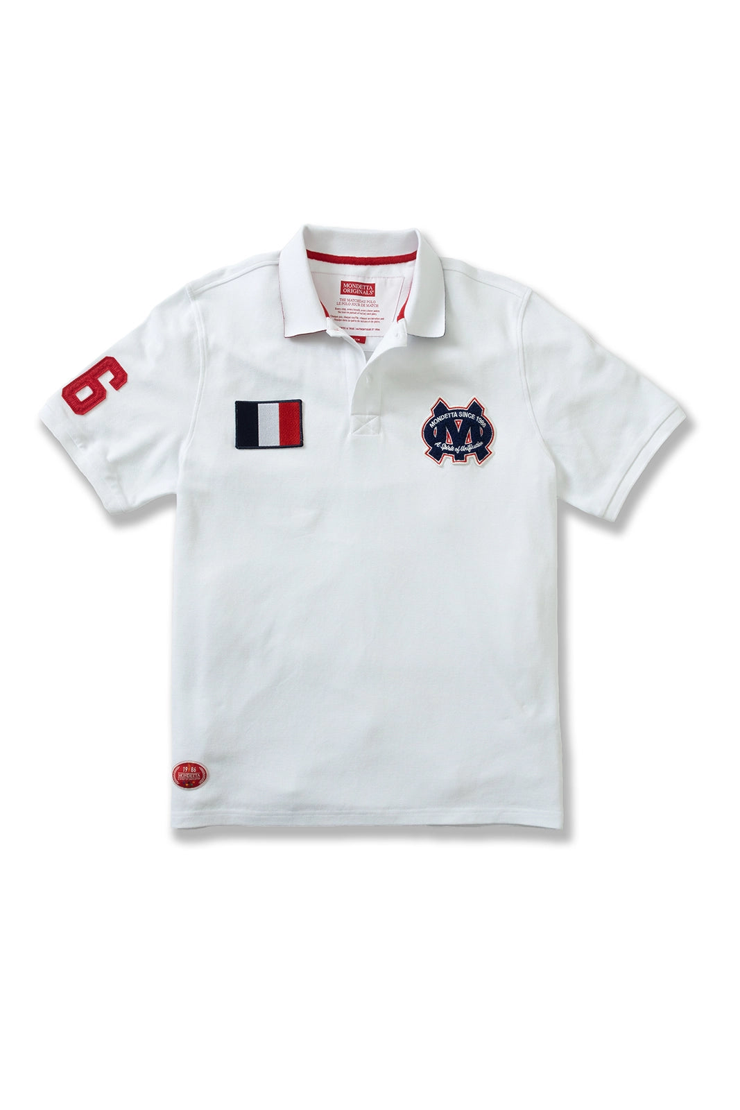 The Match Day Polo - Match Day Polo White/France