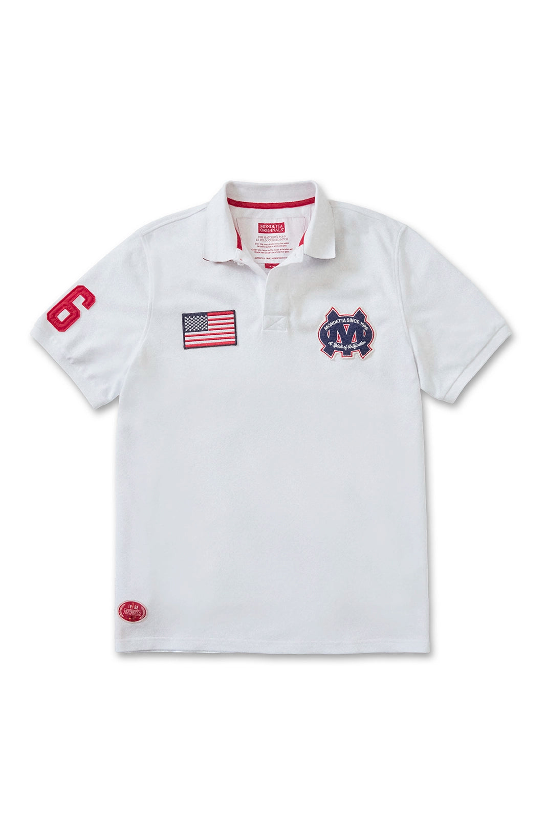 The Match Day Polo - Match Day Polo White/USA